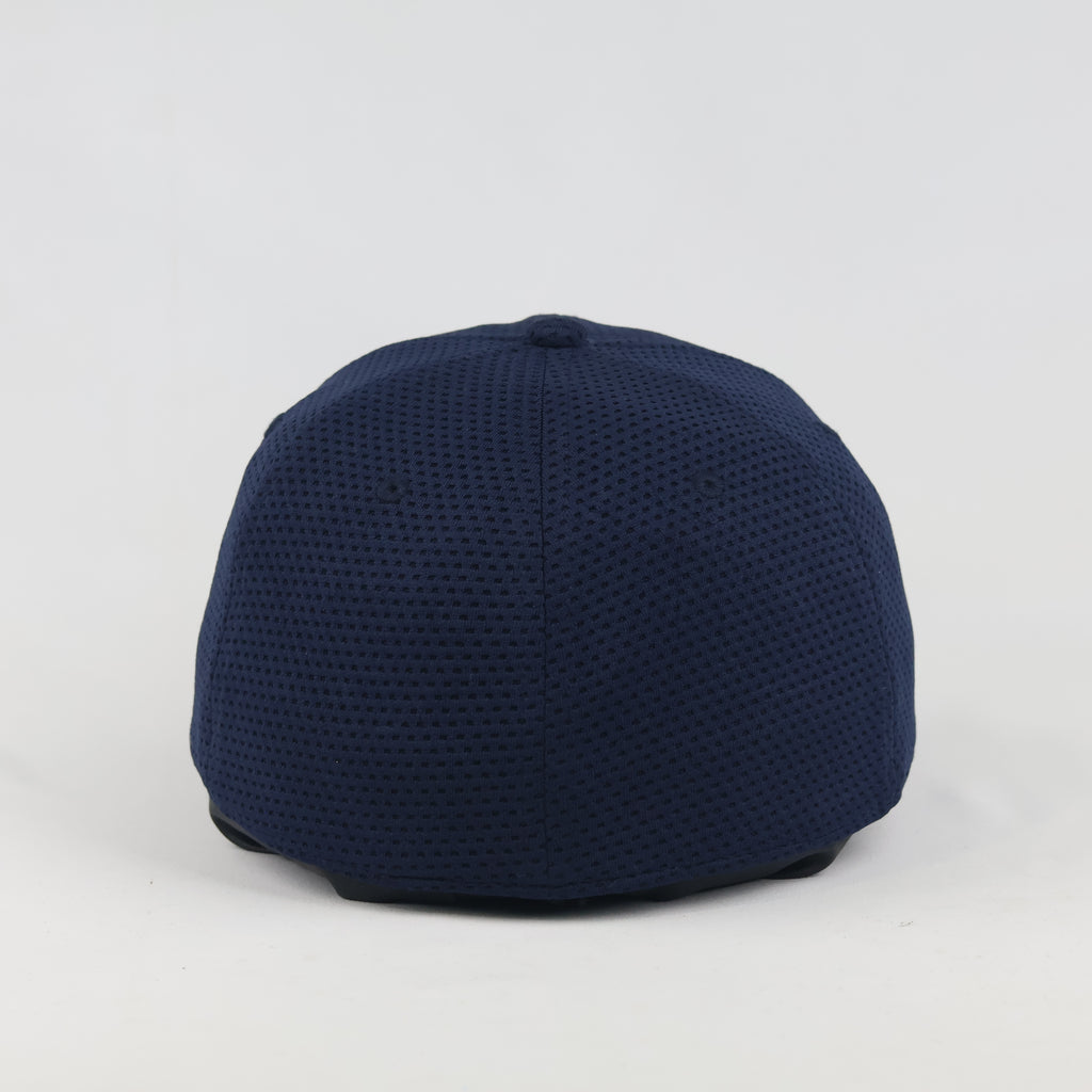 Retro Ralph Lauren Polo Sport Mesh Cap - Navy Blue Thrifted Fitted Hat Size 57-58 cm