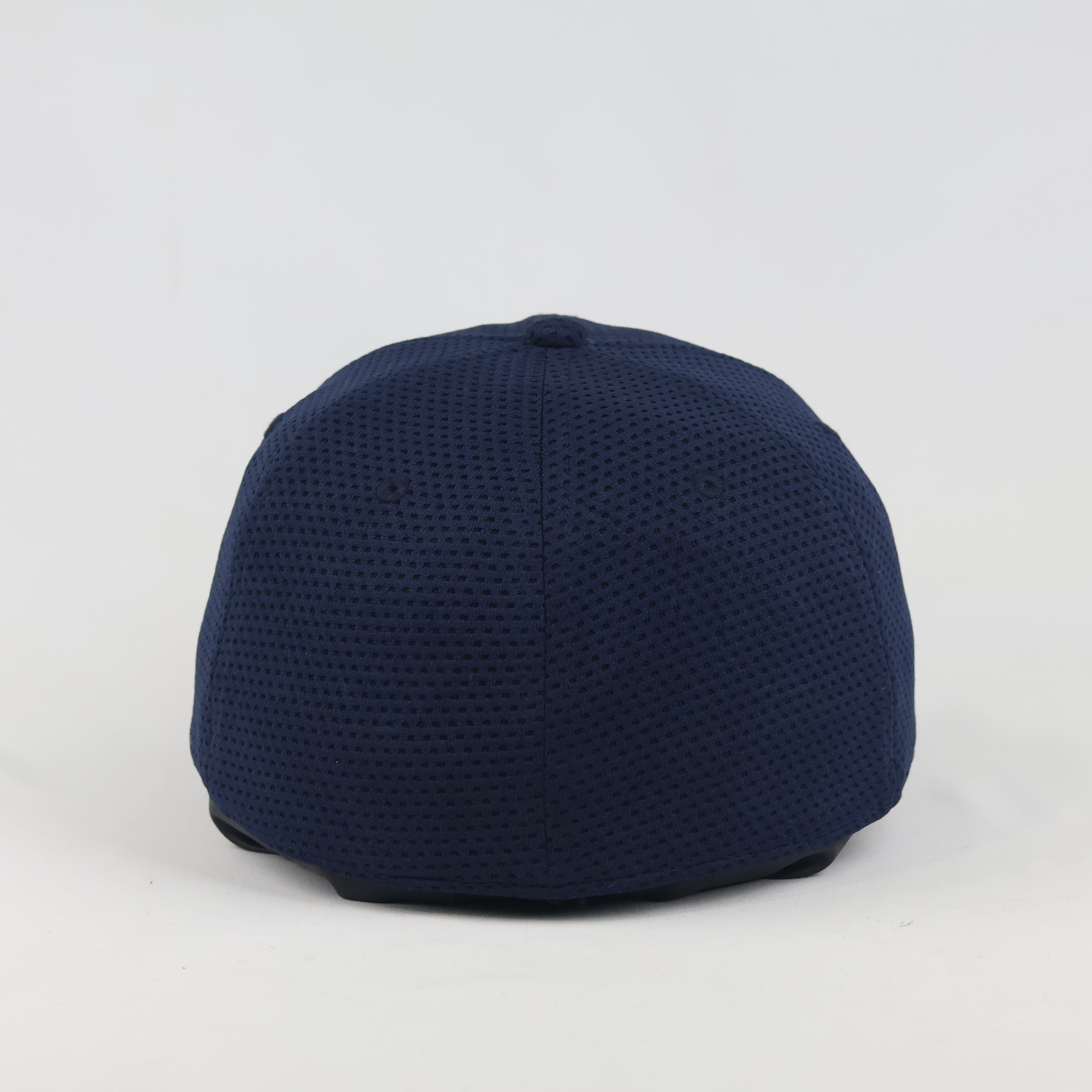 Retro Ralph Lauren Polo Sport Mesh Cap - Navy Blue Thrifted Fitted Hat Size 57-58 cm