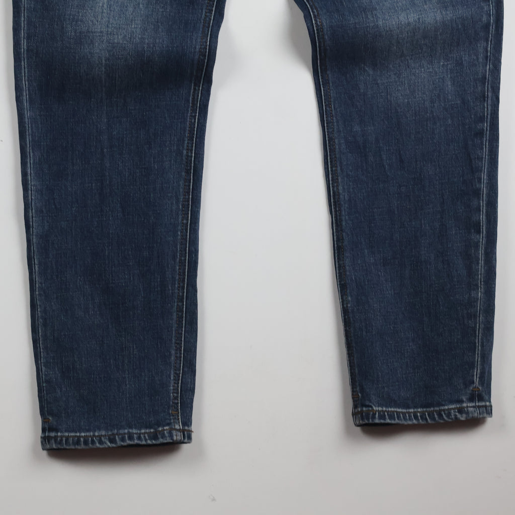 Thrifted Musinsa Standard Men's Blue Wash Denim Jeans 36 Waist/ J1028