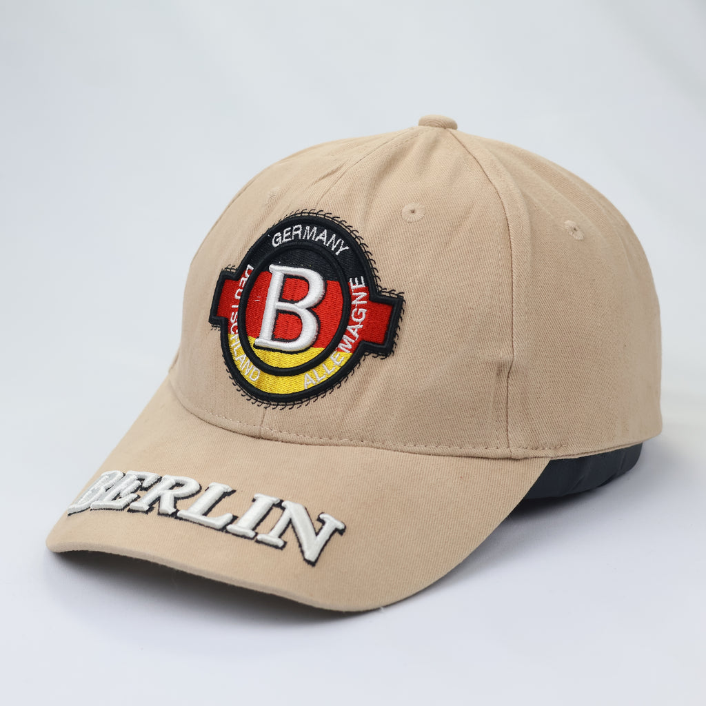 Germany Travel Series Adjustable Thrifted Cotton Cap – One Size (Thrifted)