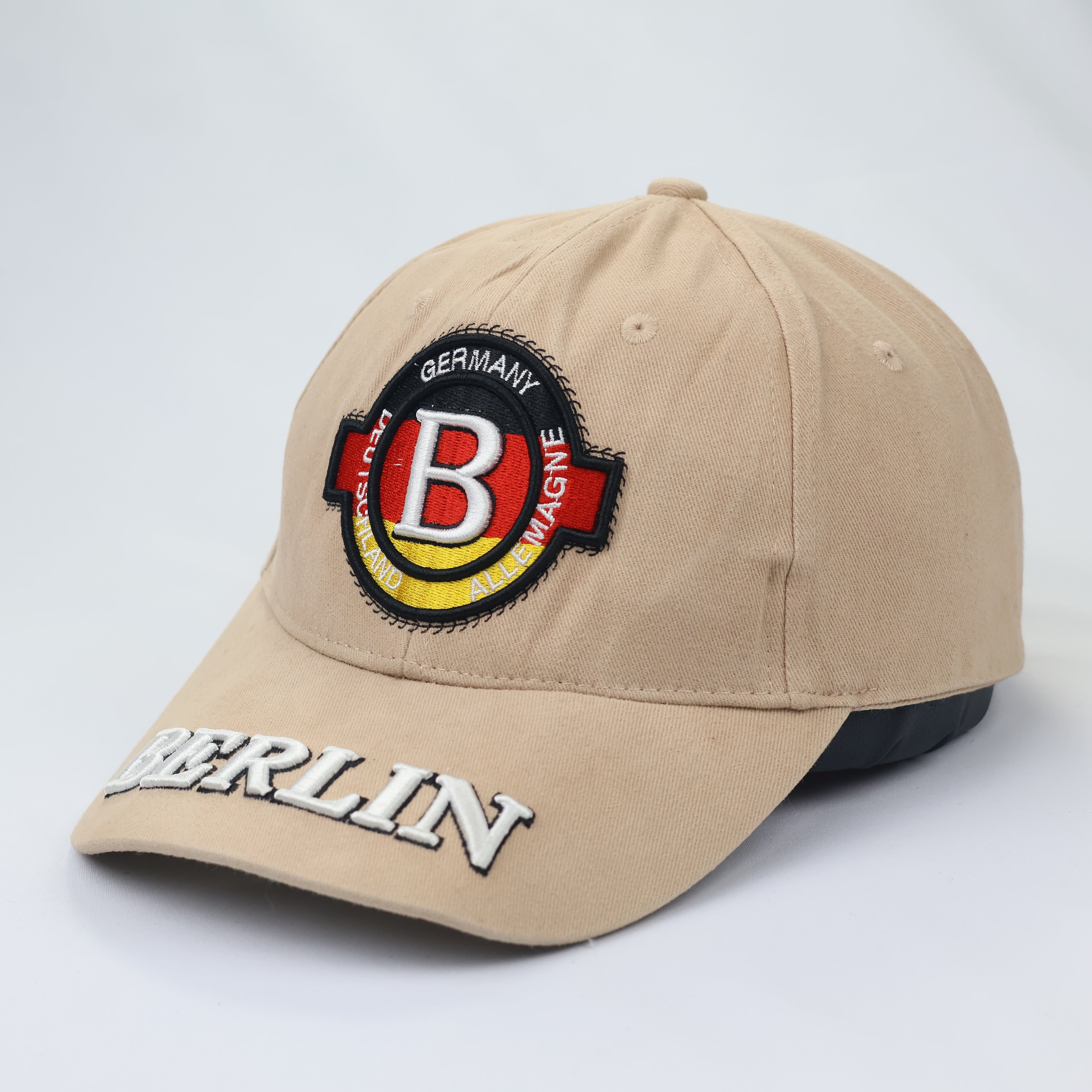 Germany Travel Series Adjustable Thrifted Cotton Cap – One Size (Thrifted)