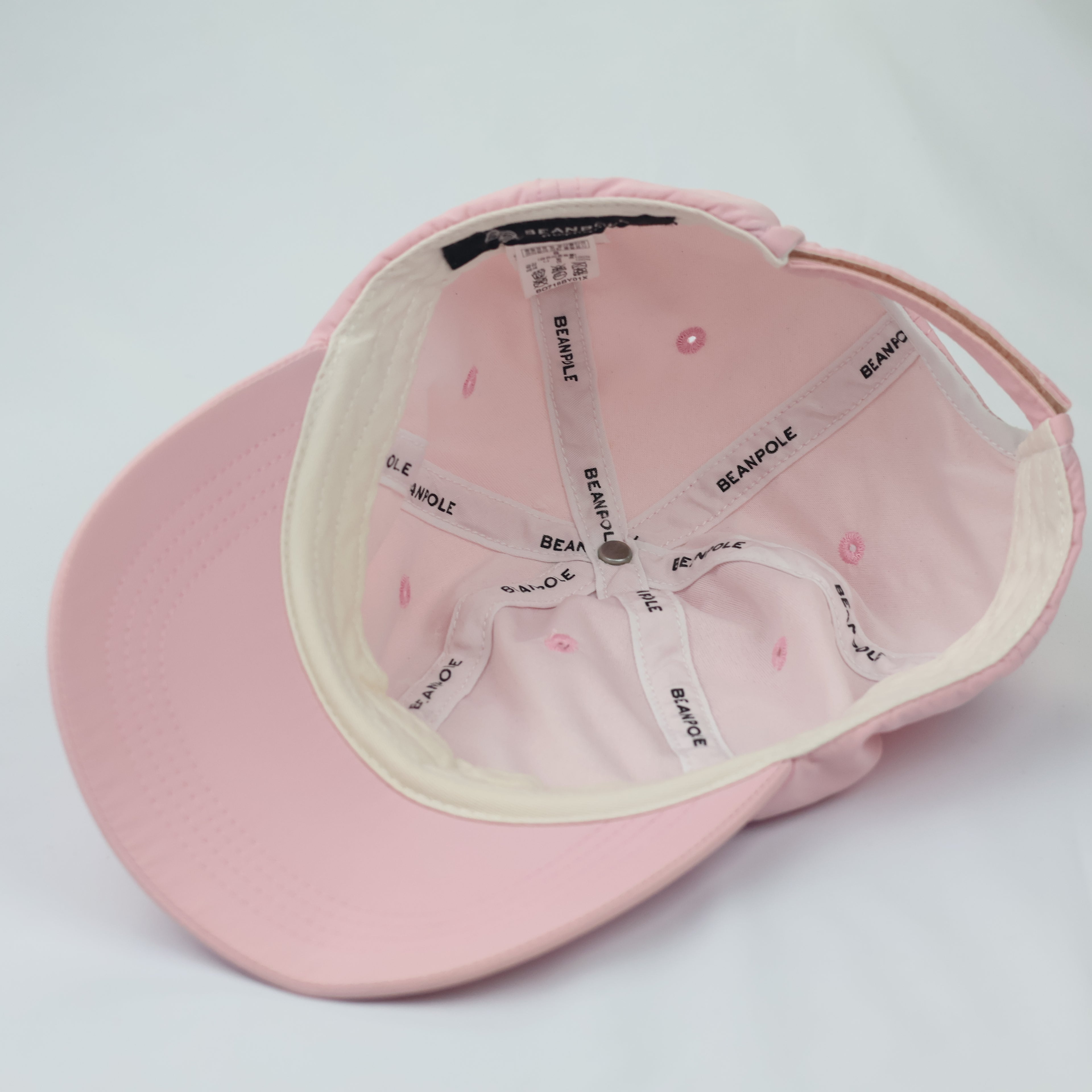 Beanpole Korea Pastel Pink Baseball Hat - Lightweight Techwear Cap - Small