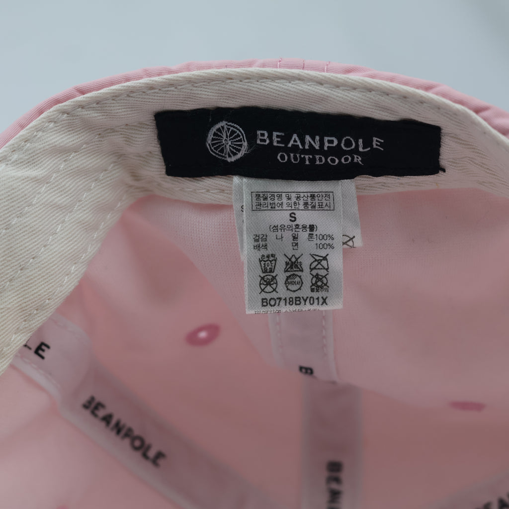 Beanpole Korea Pastel Pink Baseball Hat - Lightweight Techwear Cap - Small