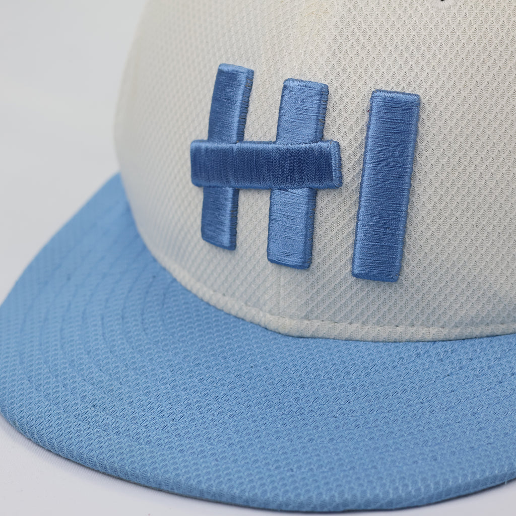 New Era Hawaii "808" Snapback Cap – Sky Blue & White (Thrifted)