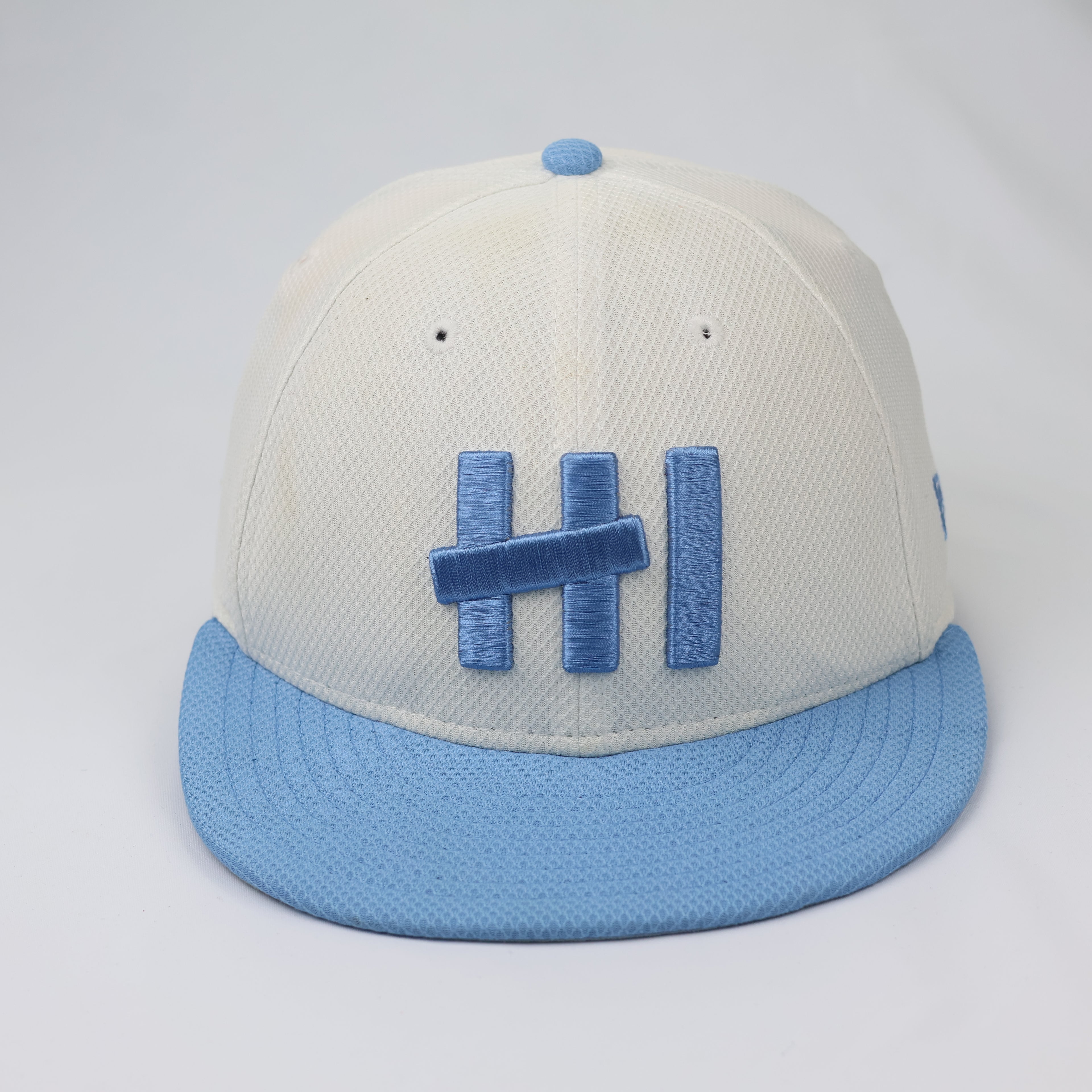 New Era Hawaii "808" Snapback Cap – Sky Blue & White (Thrifted)