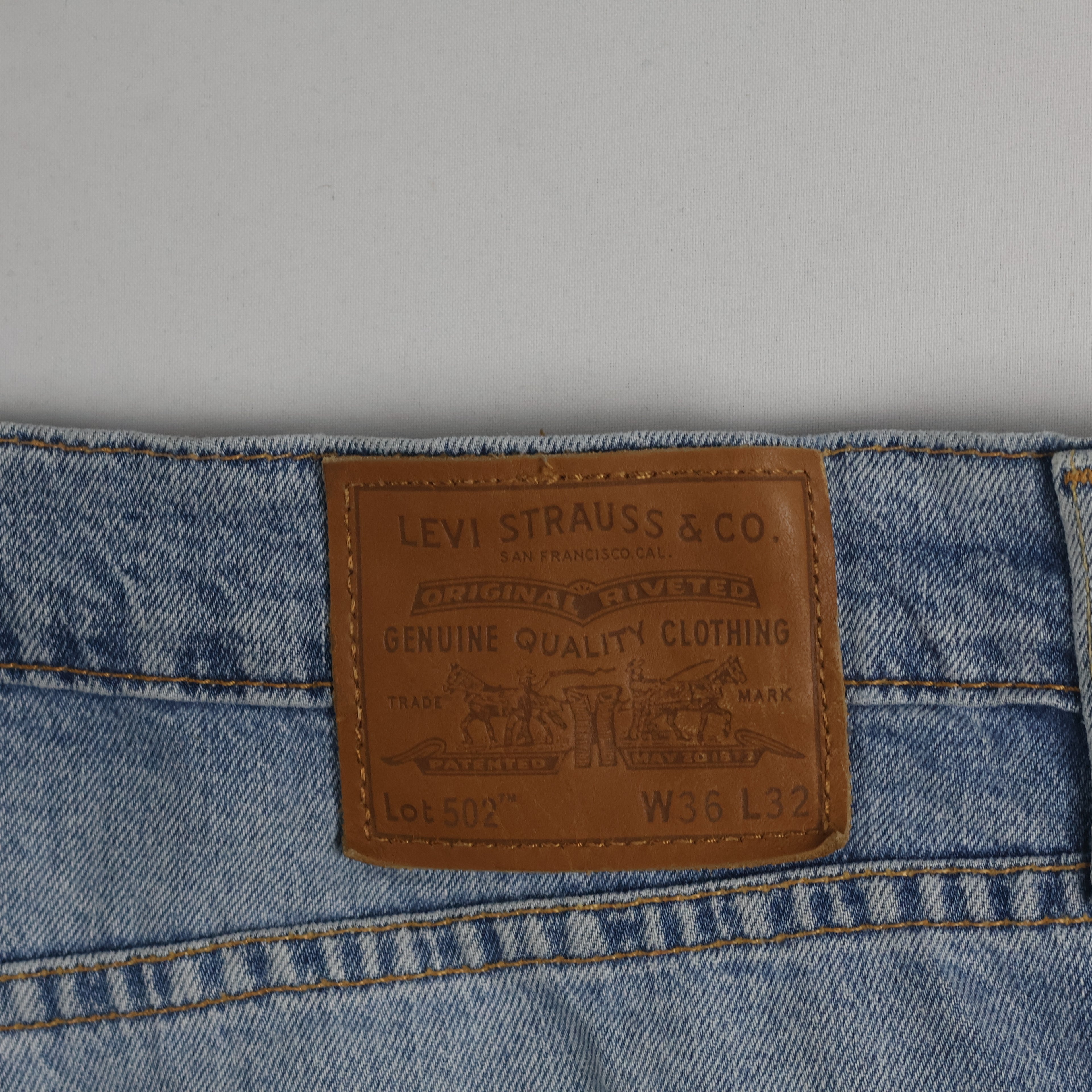 Vintage Levi's 501 Men's Light Blue Thrifted Denim Jeans 38 Waist