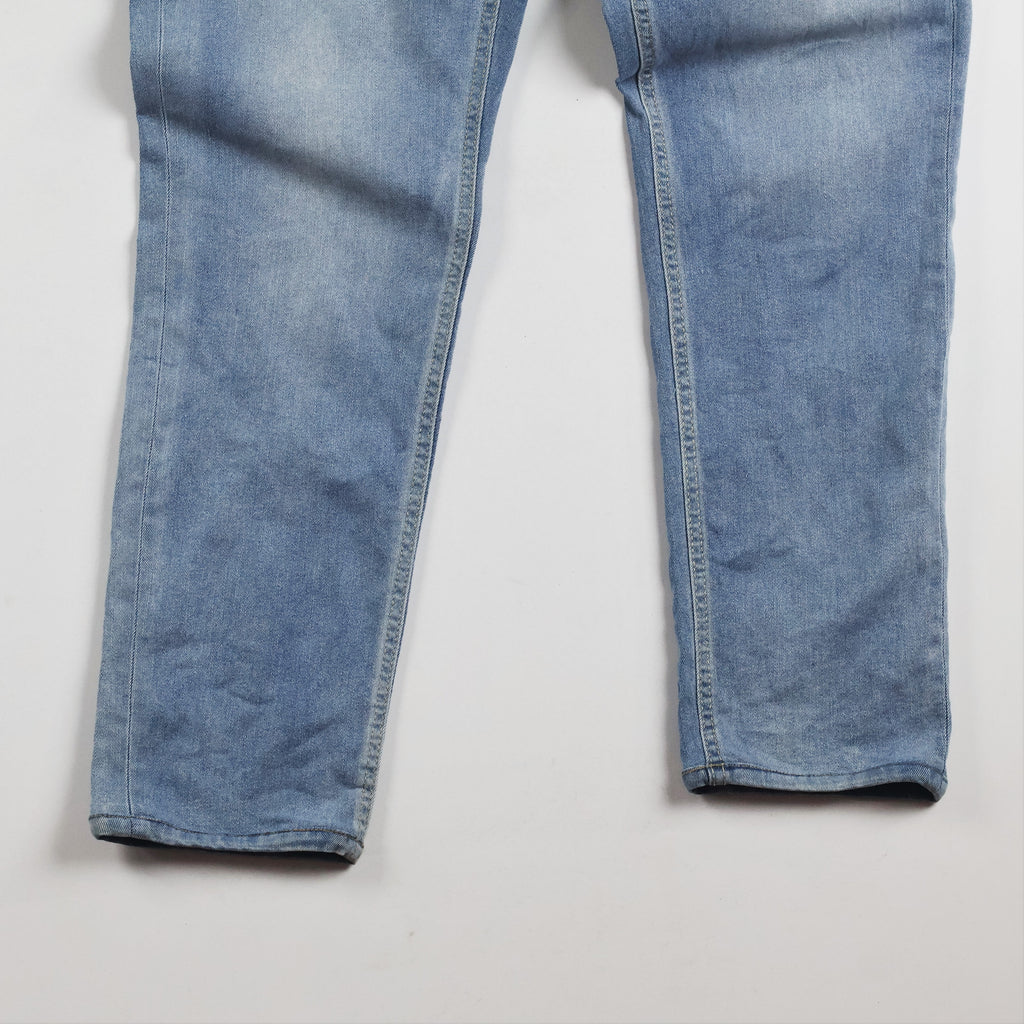 Thrifted Straight by Mc Men's Light Blue Denim Jeans 30-32 Waist/ J1021