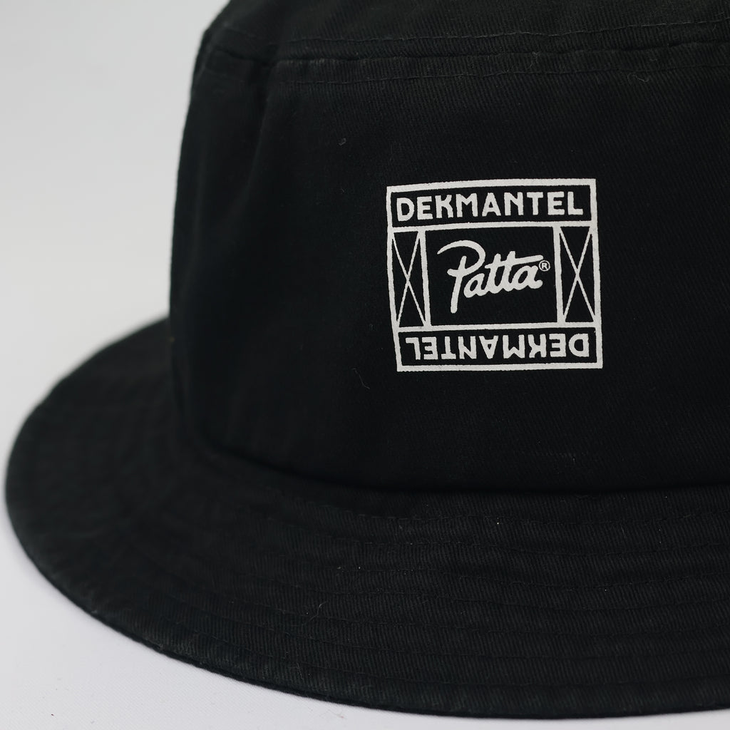 Vintage Patta Amsterdam x Dekmantel Music Collaboration Thrifted Bucket Hat