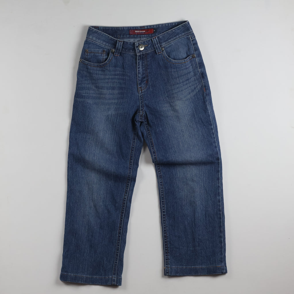 Thrifted Intercrew Men's Blue Straight Fit Jeans 30 Waist/ J1022
