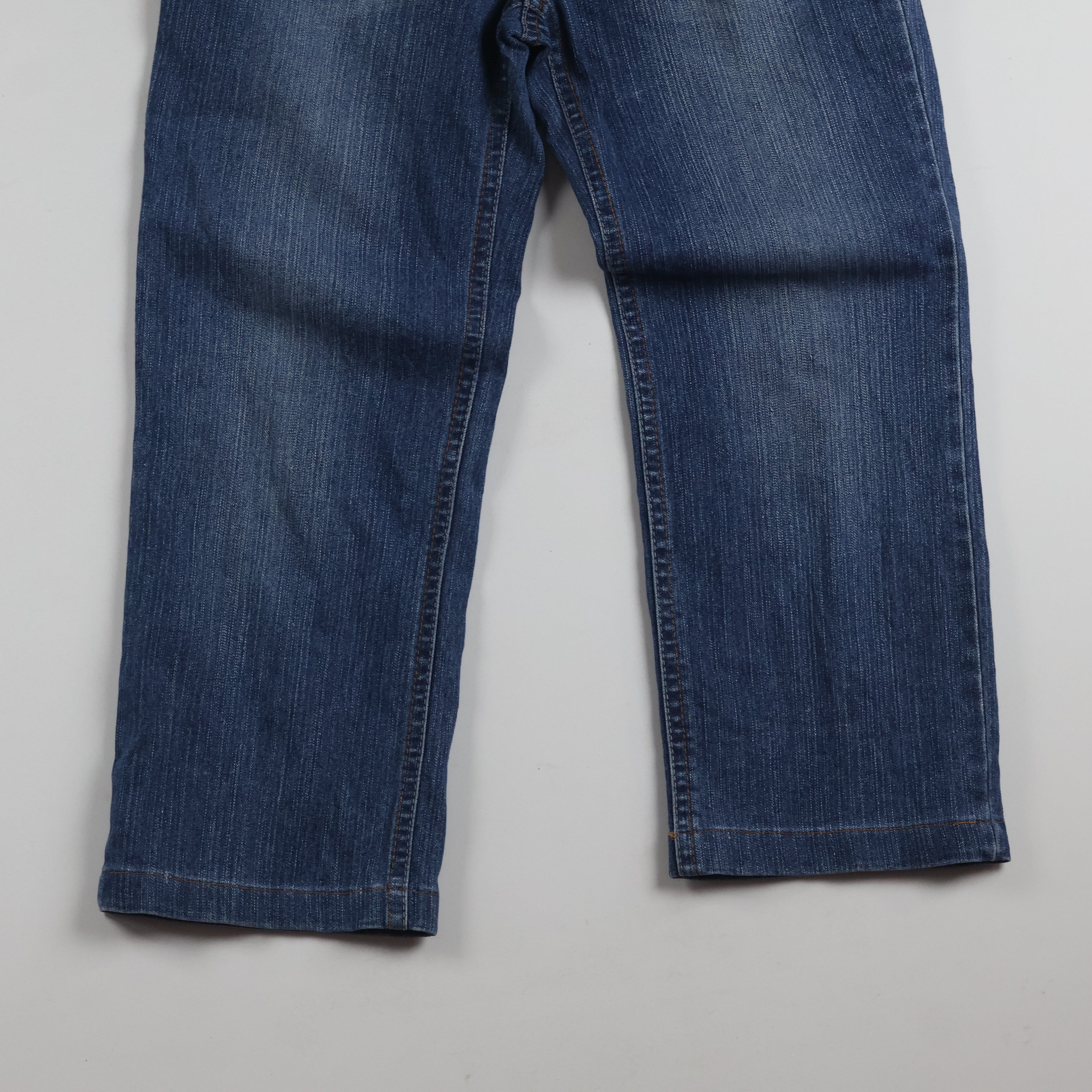 Thrifted Intercrew Men's Blue Straight Fit Jeans 30 Waist/ J1022