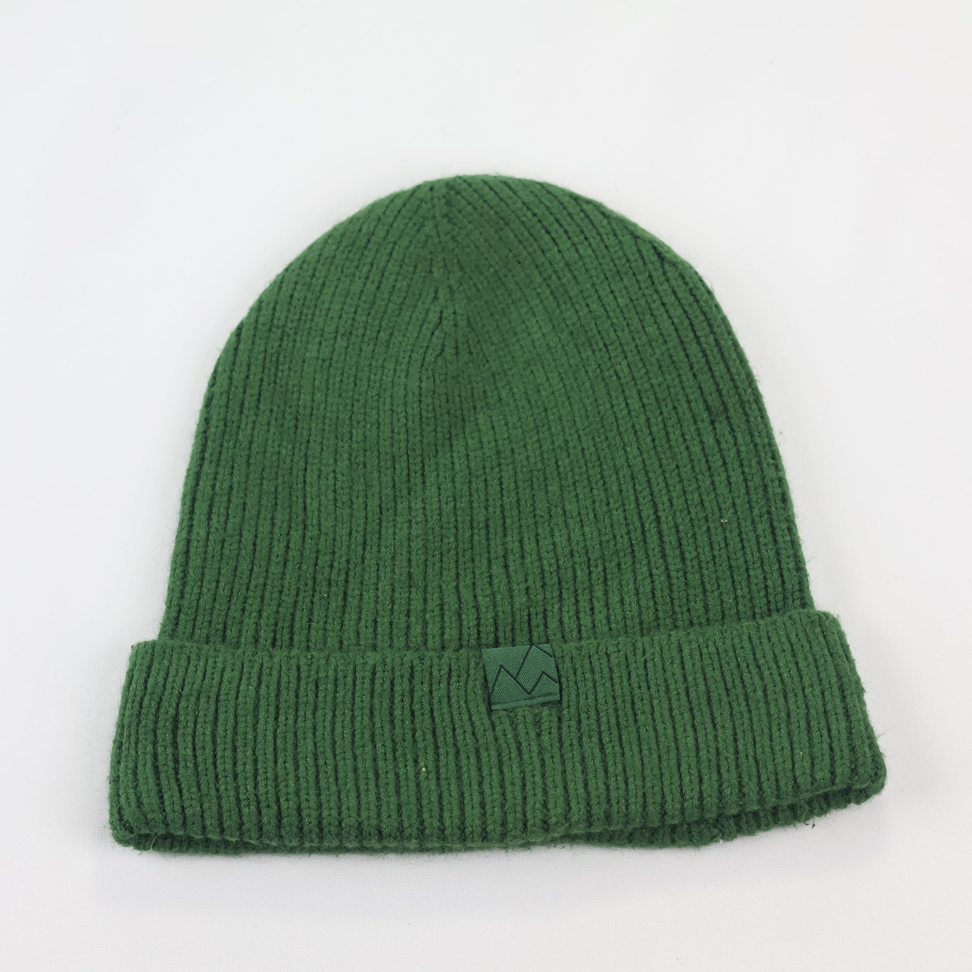H&M Kids Dark Green Ribbed Thrifted Beanie – Soft Knit Winter Hat