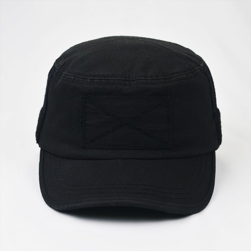 Vintage Buckaroo Jeans Military Cadet Cap - Black Streetwear (57-60cm)