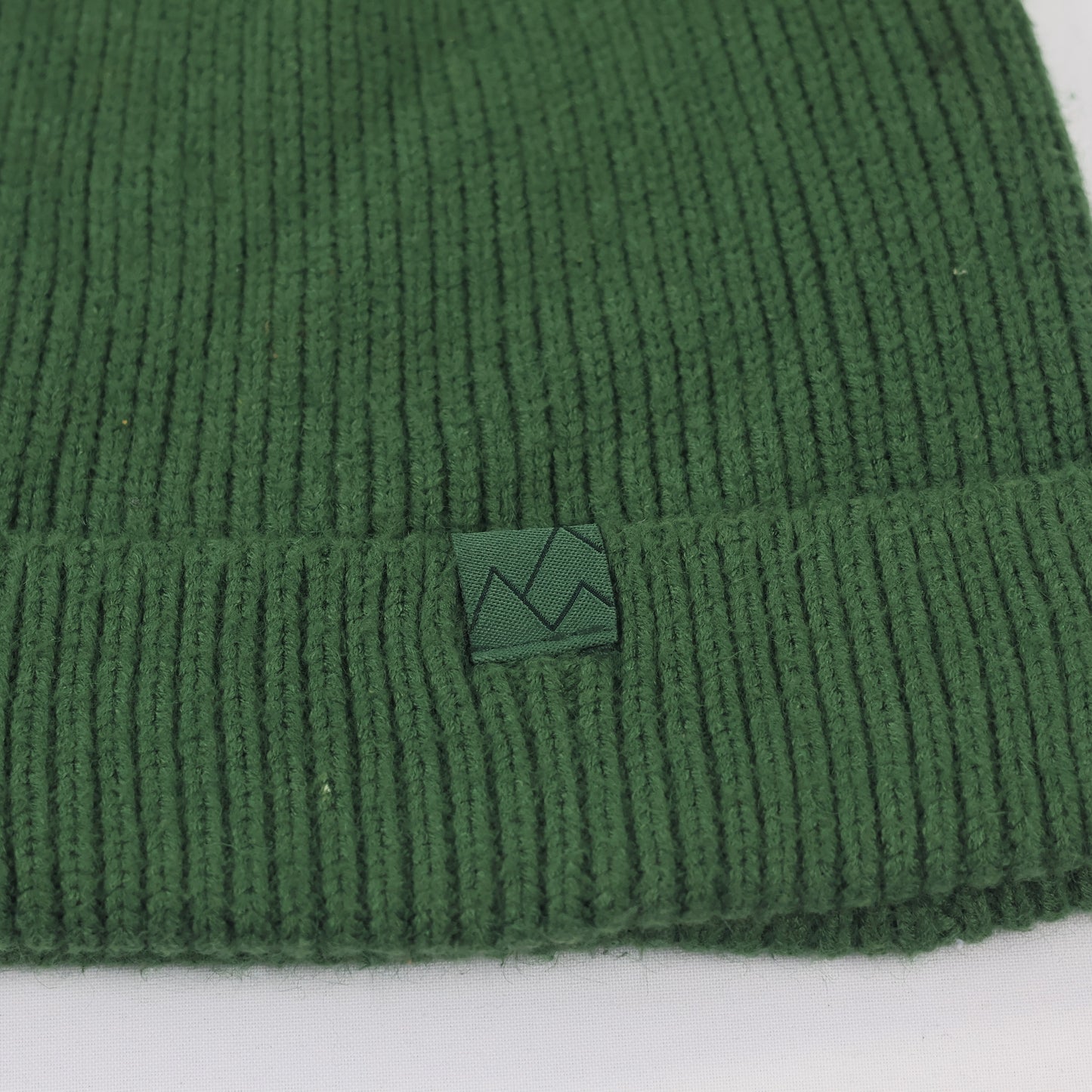 H&M Kids Dark Green Ribbed Thrifted Beanie – Soft Knit Winter Hat