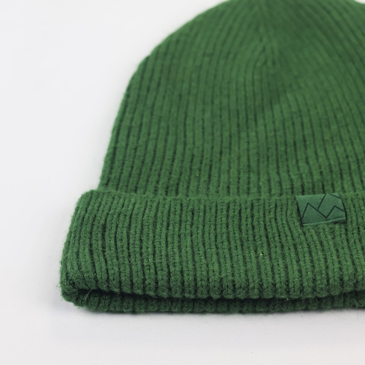 H&M Kids Dark Green Ribbed Thrifted Beanie – Soft Knit Winter Hat