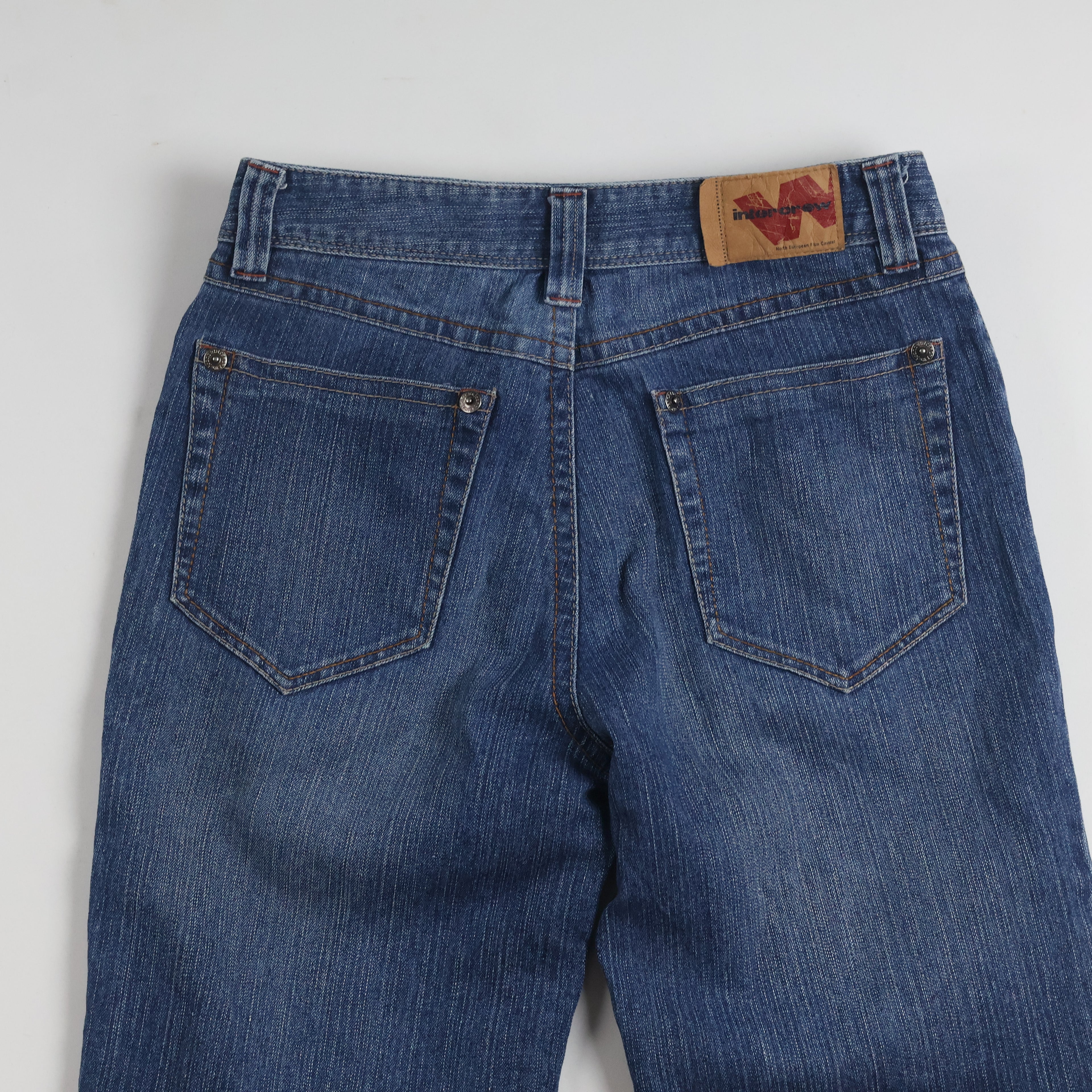 Thrifted Intercrew Men's Blue Straight Fit Jeans 30 Waist/ J1022