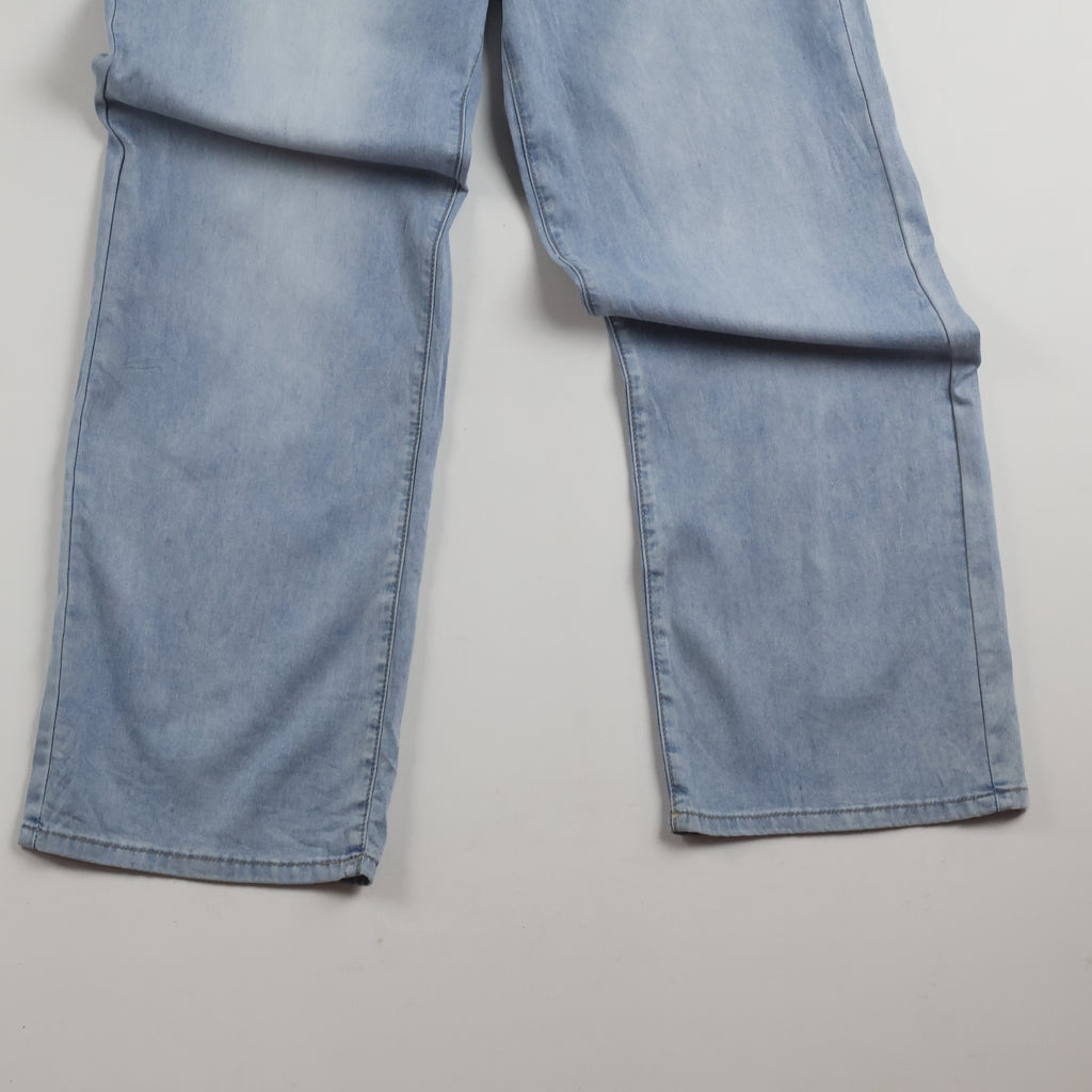Thrifted Wide Leg Relaxed Light Blue Jeans 28-30 Waist/ J1020