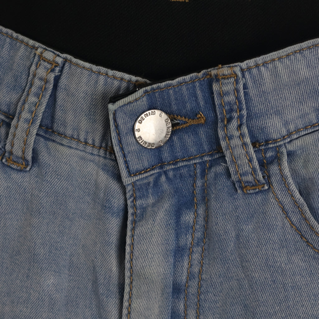 Thrifted Wide Leg Relaxed Light Blue Jeans 28-30 Waist/ J1020