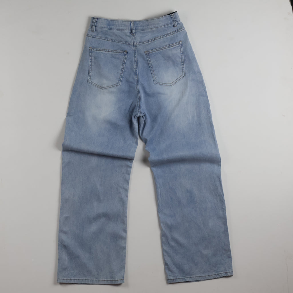 Thrifted Wide Leg Relaxed Light Blue Jeans 28-30 Waist/ J1020