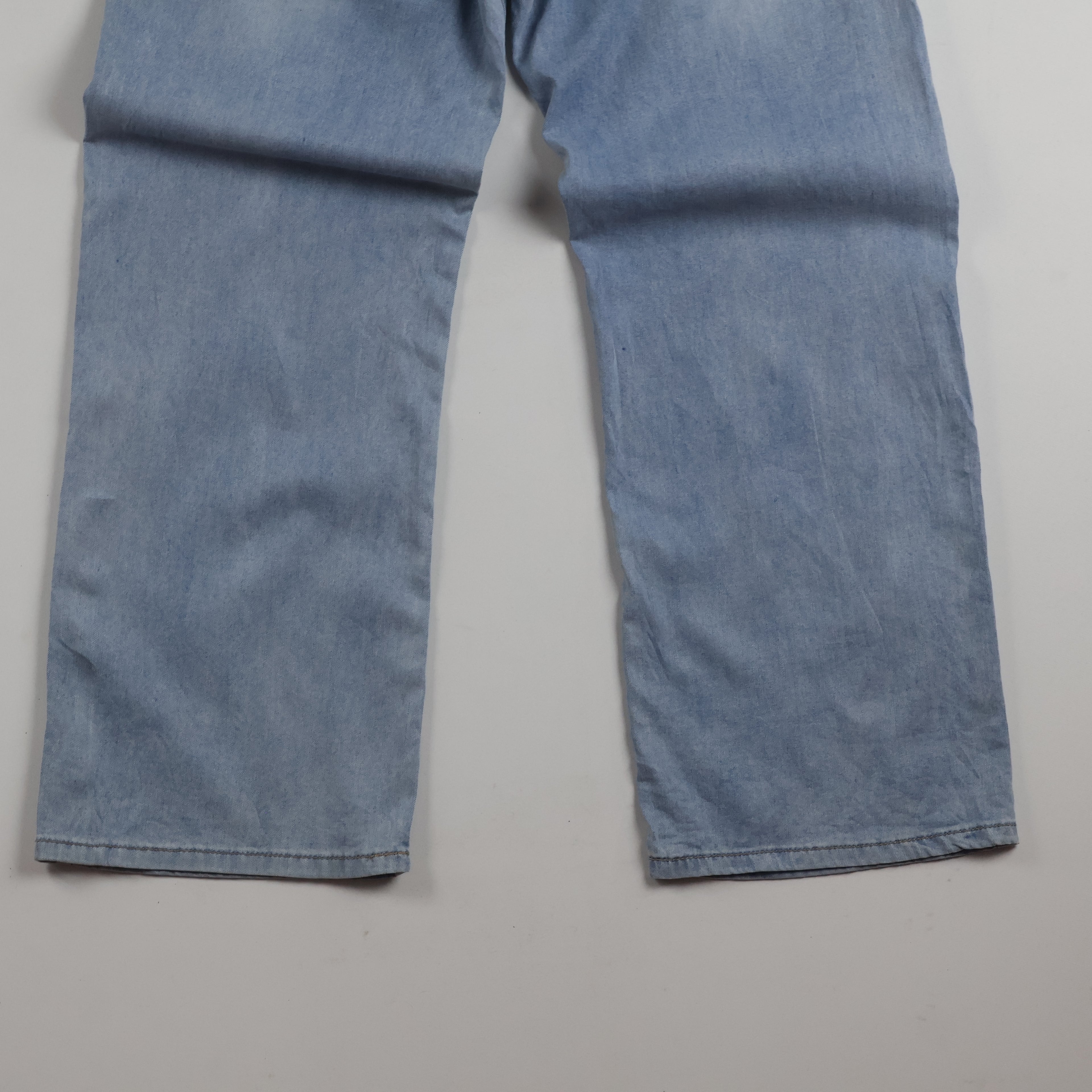 Thrifted Wide Leg Relaxed Light Blue Jeans 28-30 Waist/ J1020