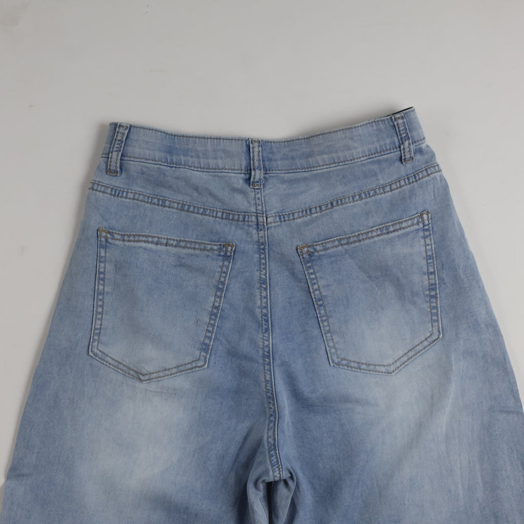 Thrifted Wide Leg Relaxed Light Blue Jeans 28-30 Waist/ J1020