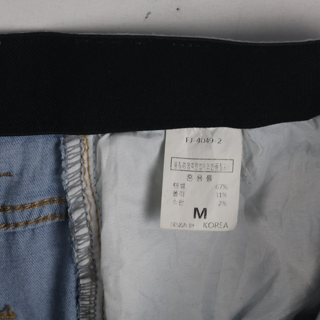 Thrifted Wide Leg Relaxed Light Blue Jeans 28-30 Waist/ J1020