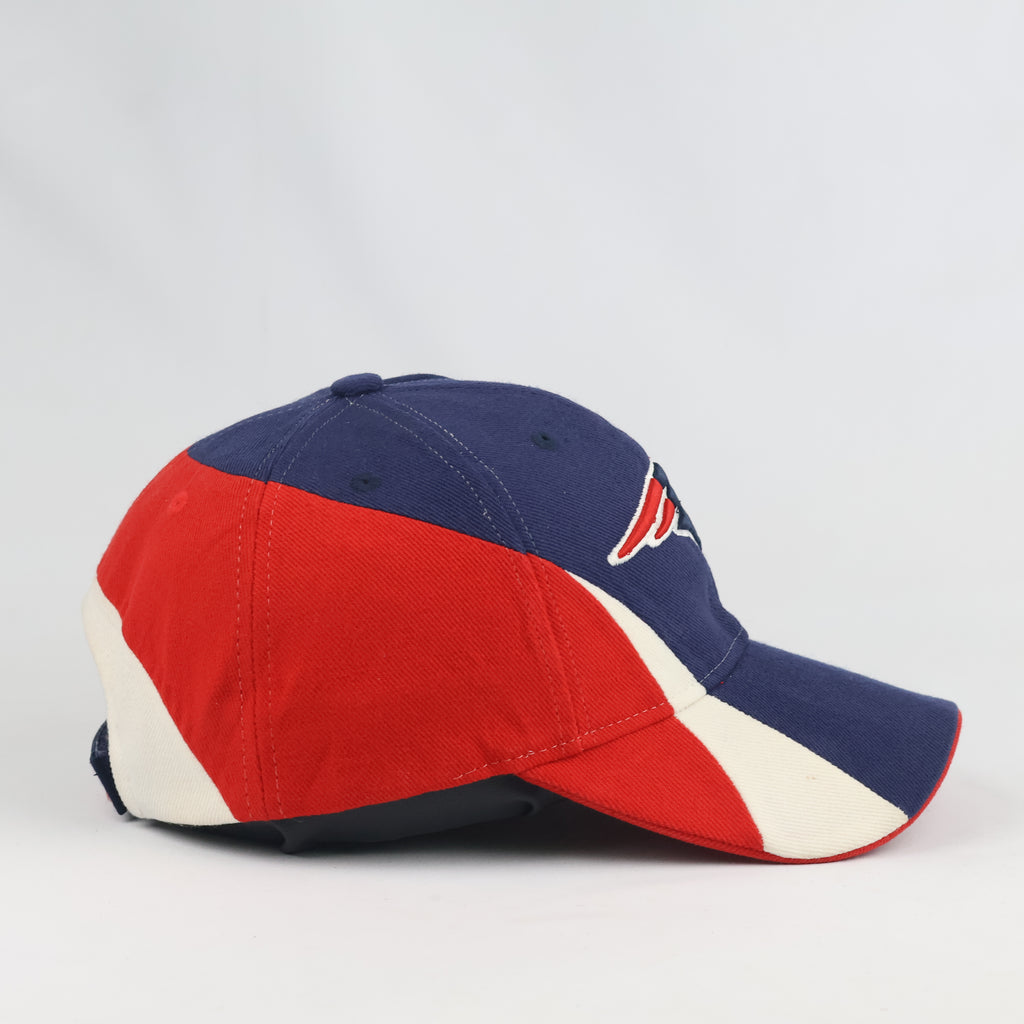 Classic Reebok New England Patriots Cap - Red Navy White NFL Football Thrifted Hat
