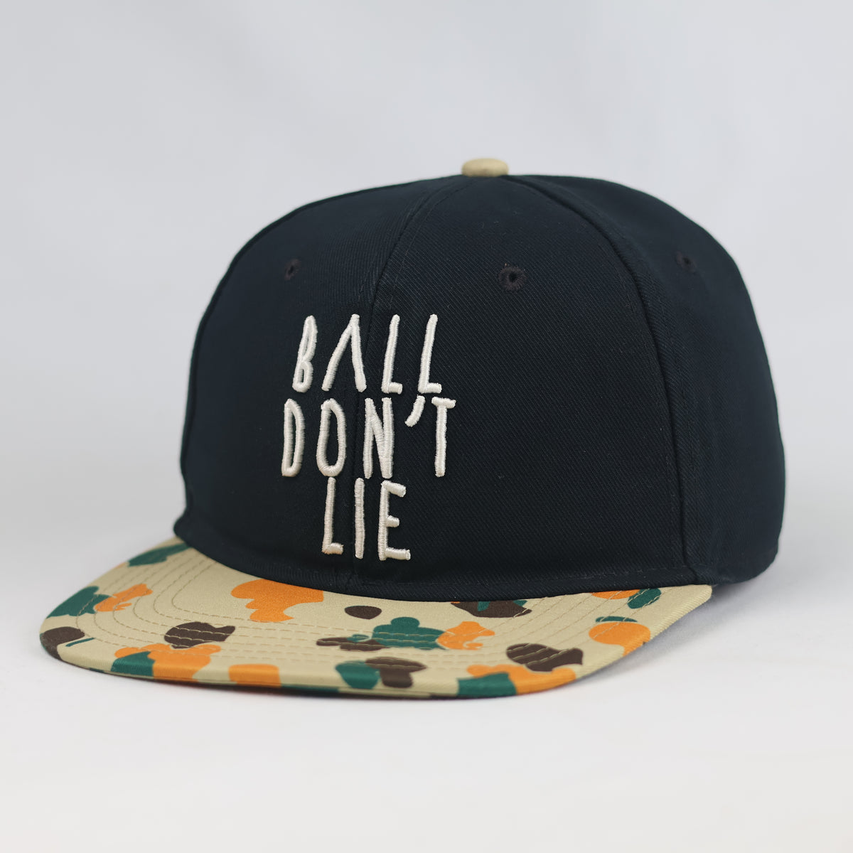 Thrifted K1X Black & Camo "Ball Don't Lie" Snapback Hat | 10801