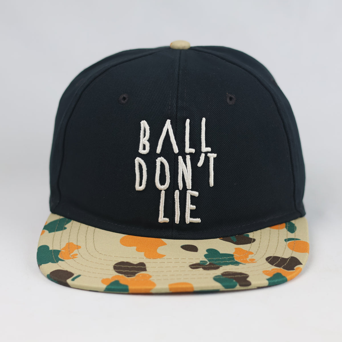 Thrifted K1X Black & Camo "Ball Don't Lie" Snapback Hat | 10801