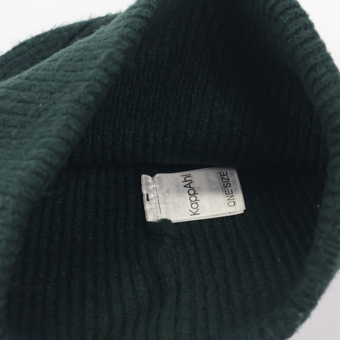 Official KappAhl Dark Green Knit Cap – Essential Warm Winter Beanie