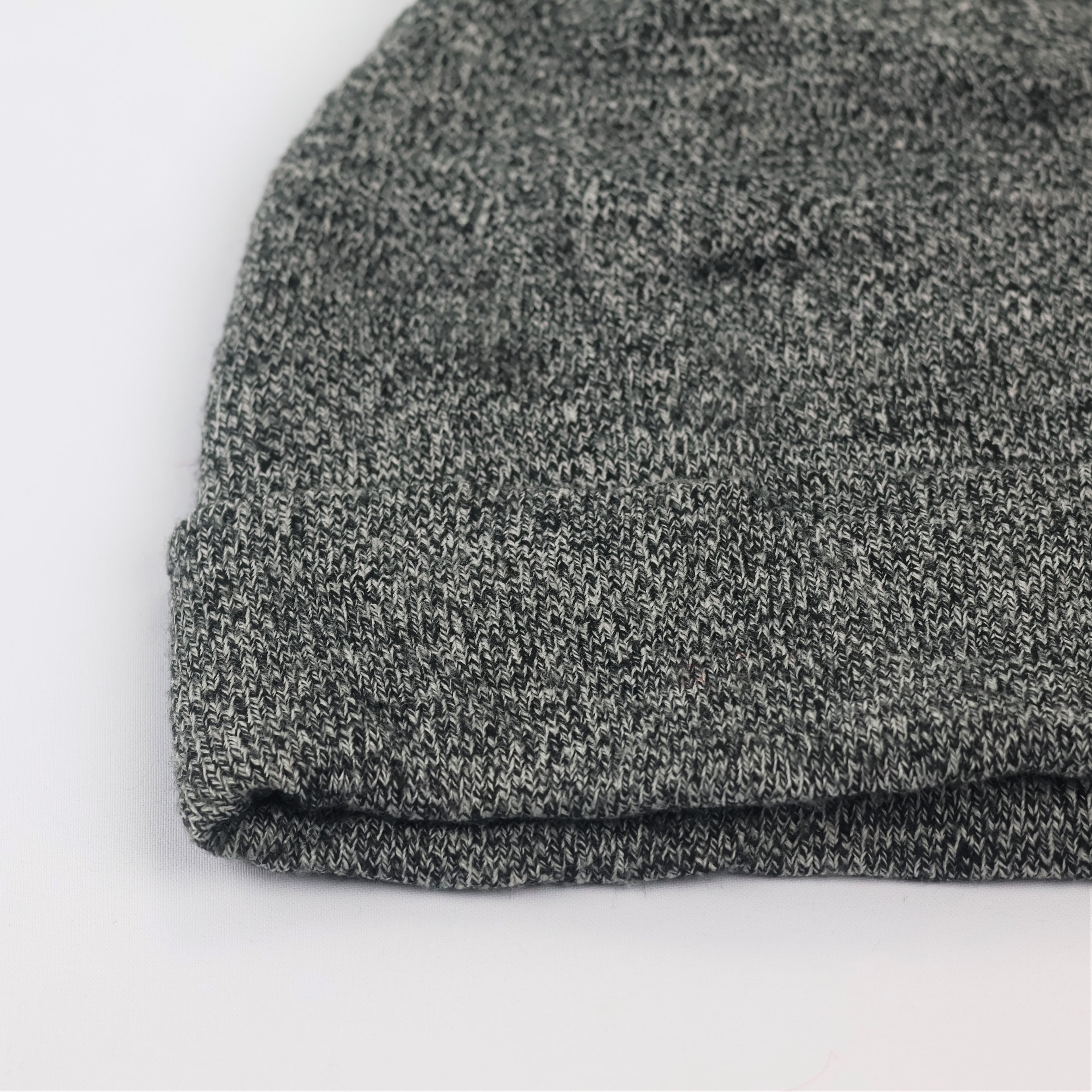 Official H&M Divided Grey Melange Thrifted Beanie – Soft Stretch Everyday Knit Cap