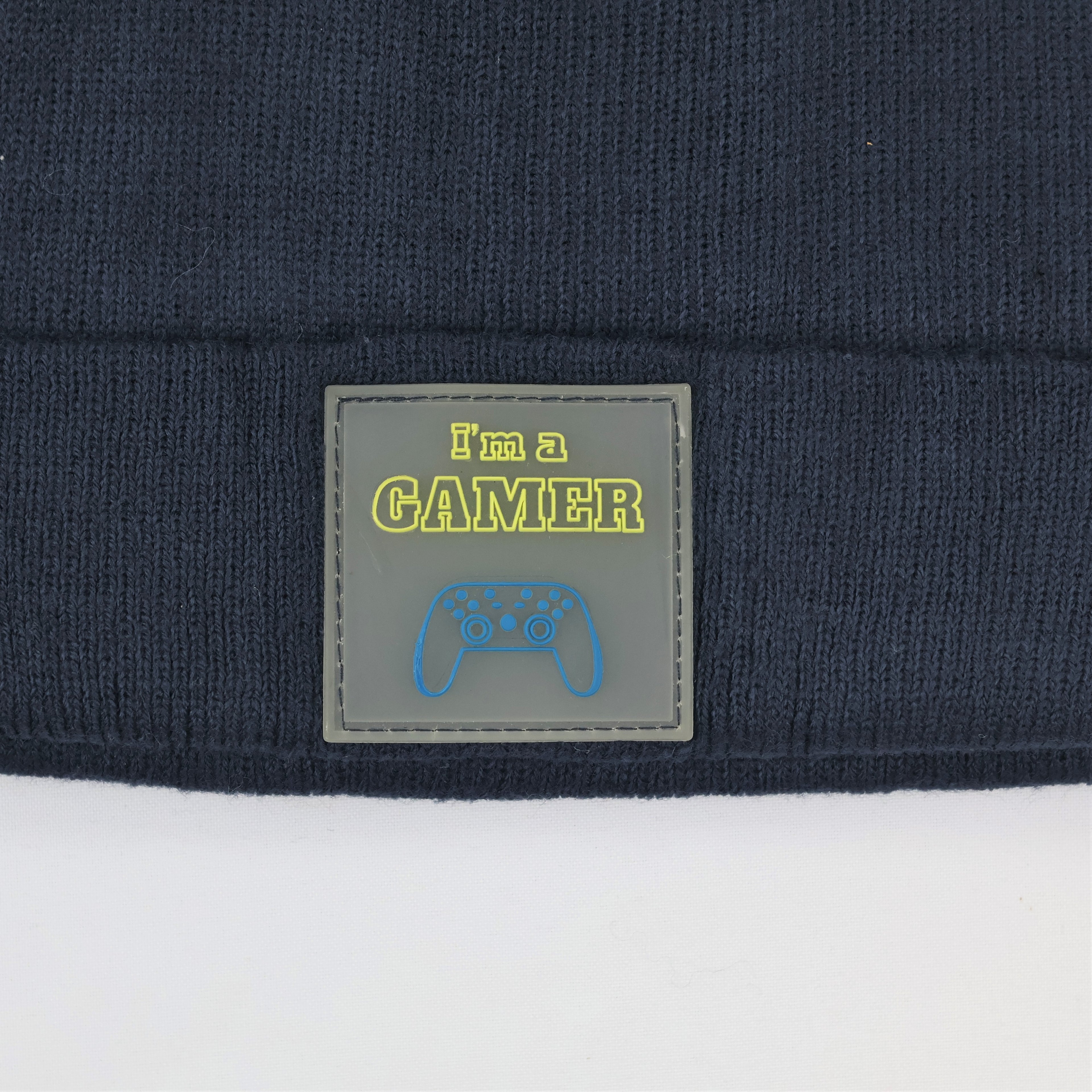 Premium Sinsay Gaming Thrifted Beanie – "I'm a Gamer" Graphic Winter Accessory