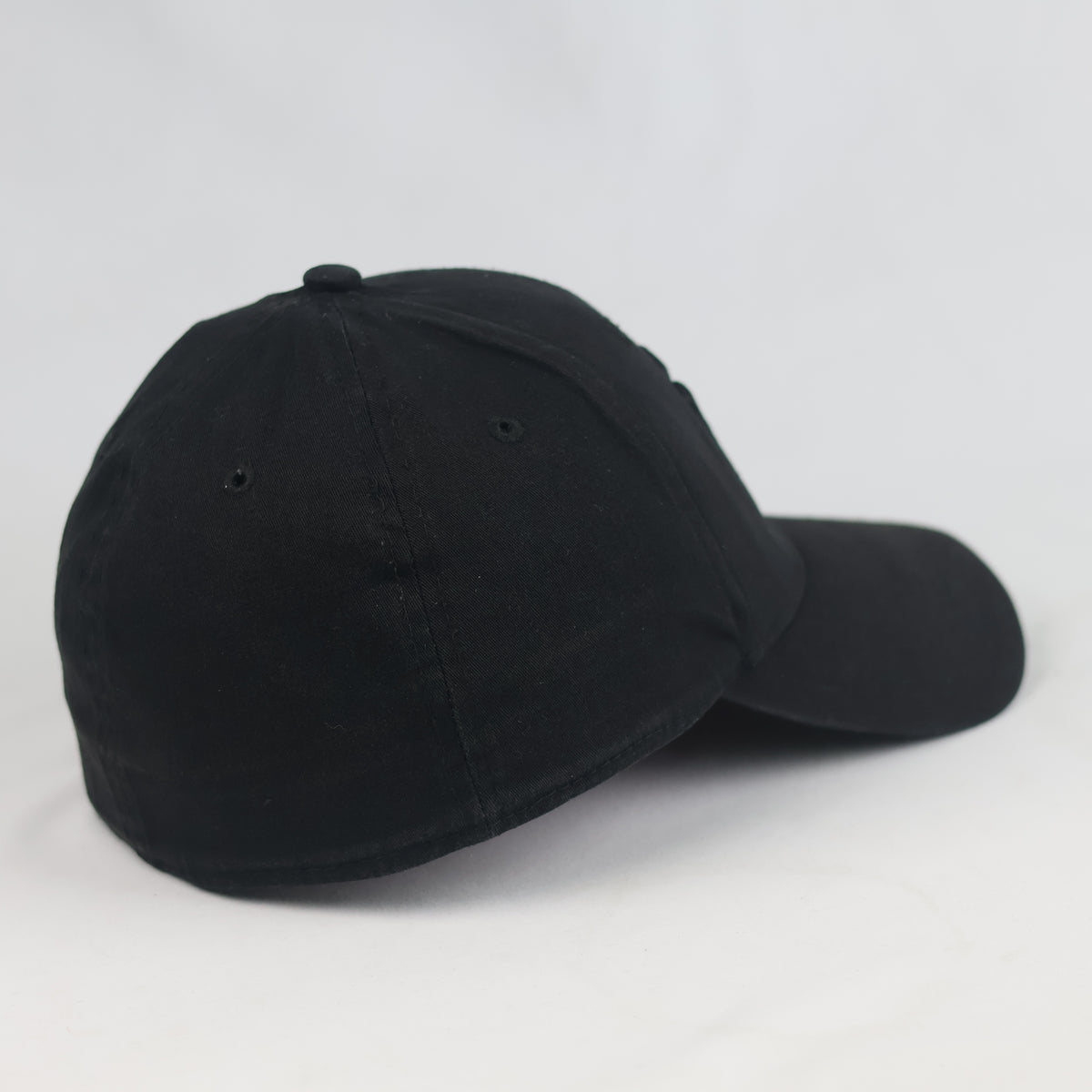 Thrifted New Era NY Yankees Triple Black Stretch Fit Cap | 10794
