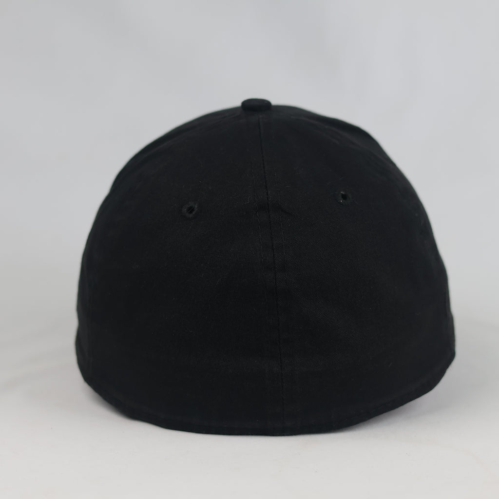 Thrifted New Era NY Yankees Triple Black Stretch Fit Cap | 10794