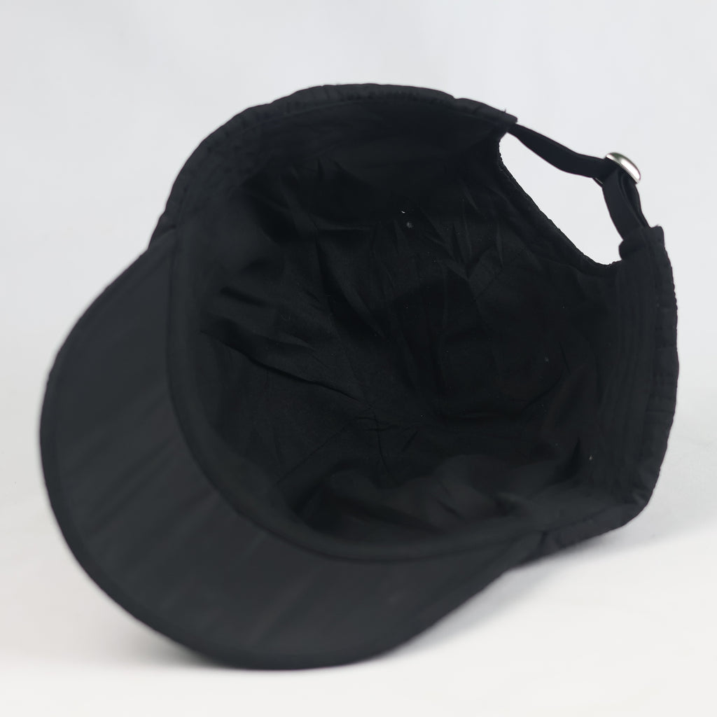 Thrifted Unique All-Over Letter Stitched Black Cap | 10792
