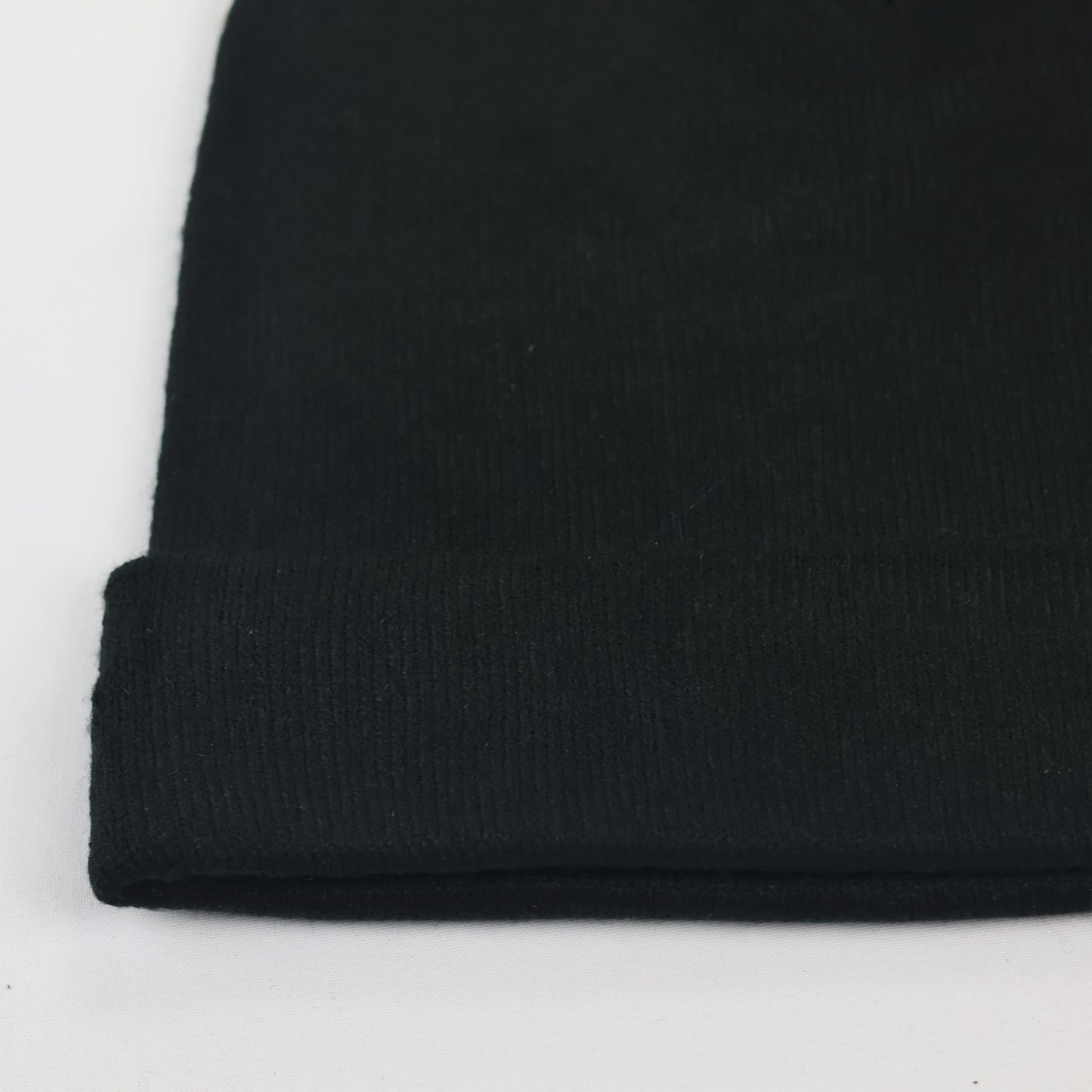 Festive Christmas "Ho Ho Ho" Beanie – Black & White Holiday Knit Hat