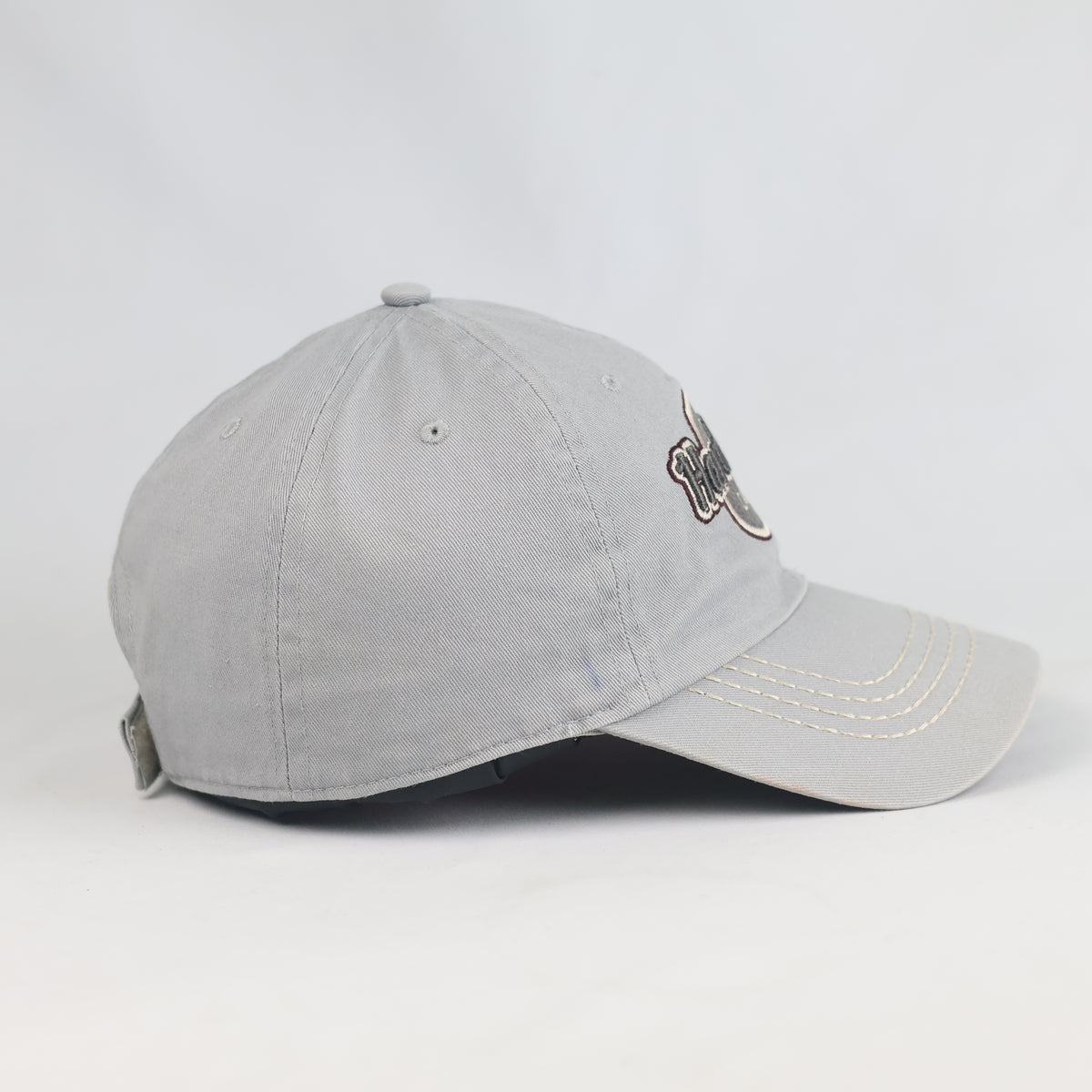 Thrifted Hard Rock Cafe Busan Light Grey Baseball Cap | 10789