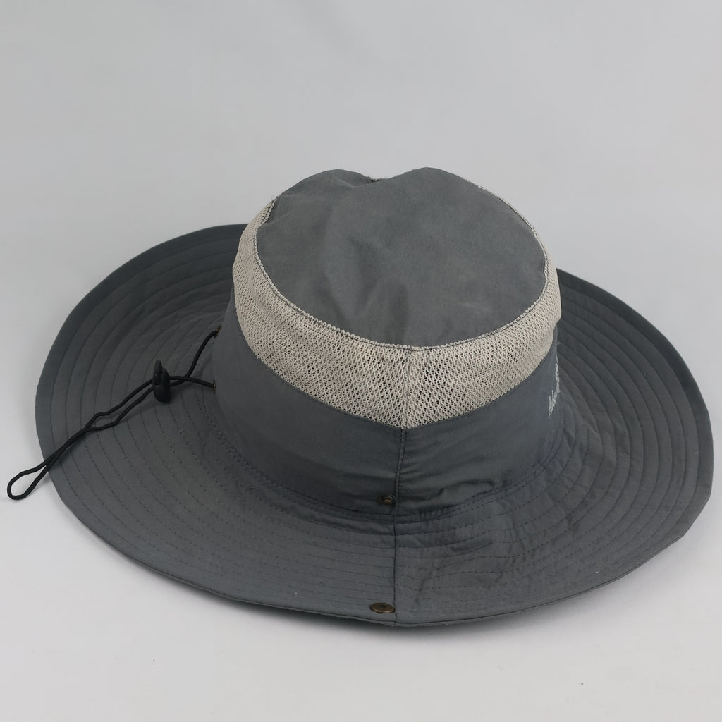 Outdoor Adventurous Days Safari Bucket Hat | Grey Wide Brim Sun Cap