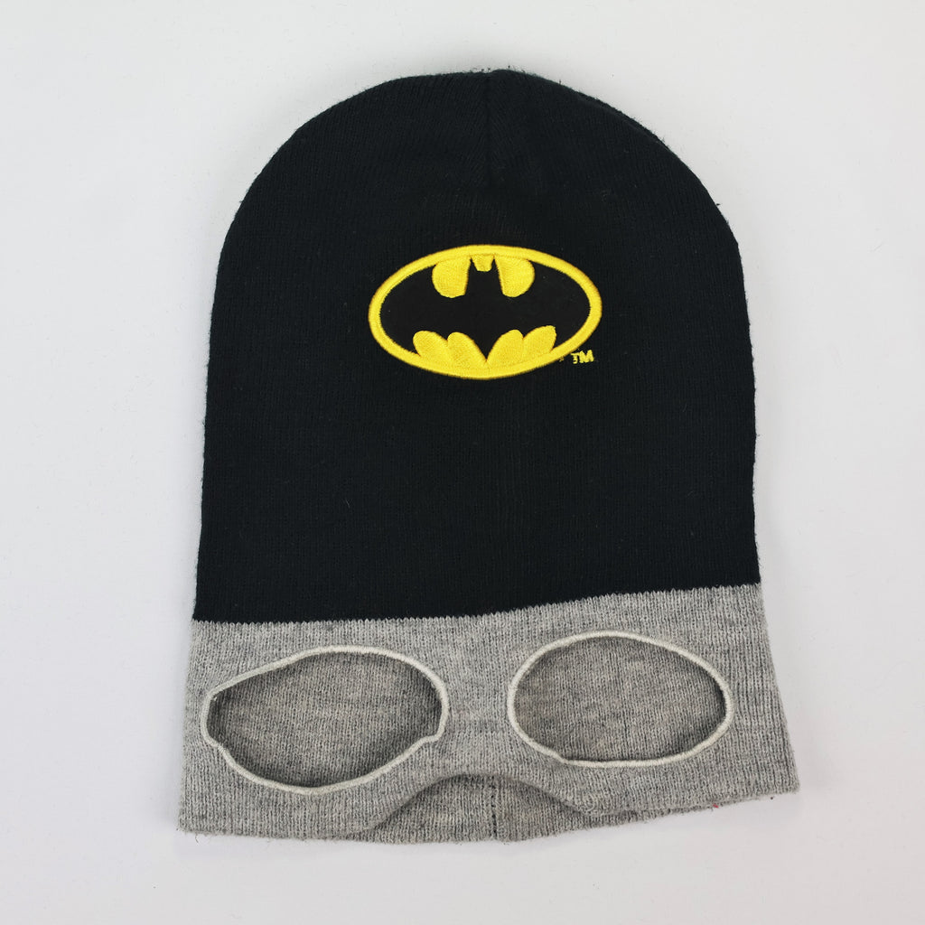 DC Comics Batman Knit Cap – Black Beanie with Classic Embroidered Logo
