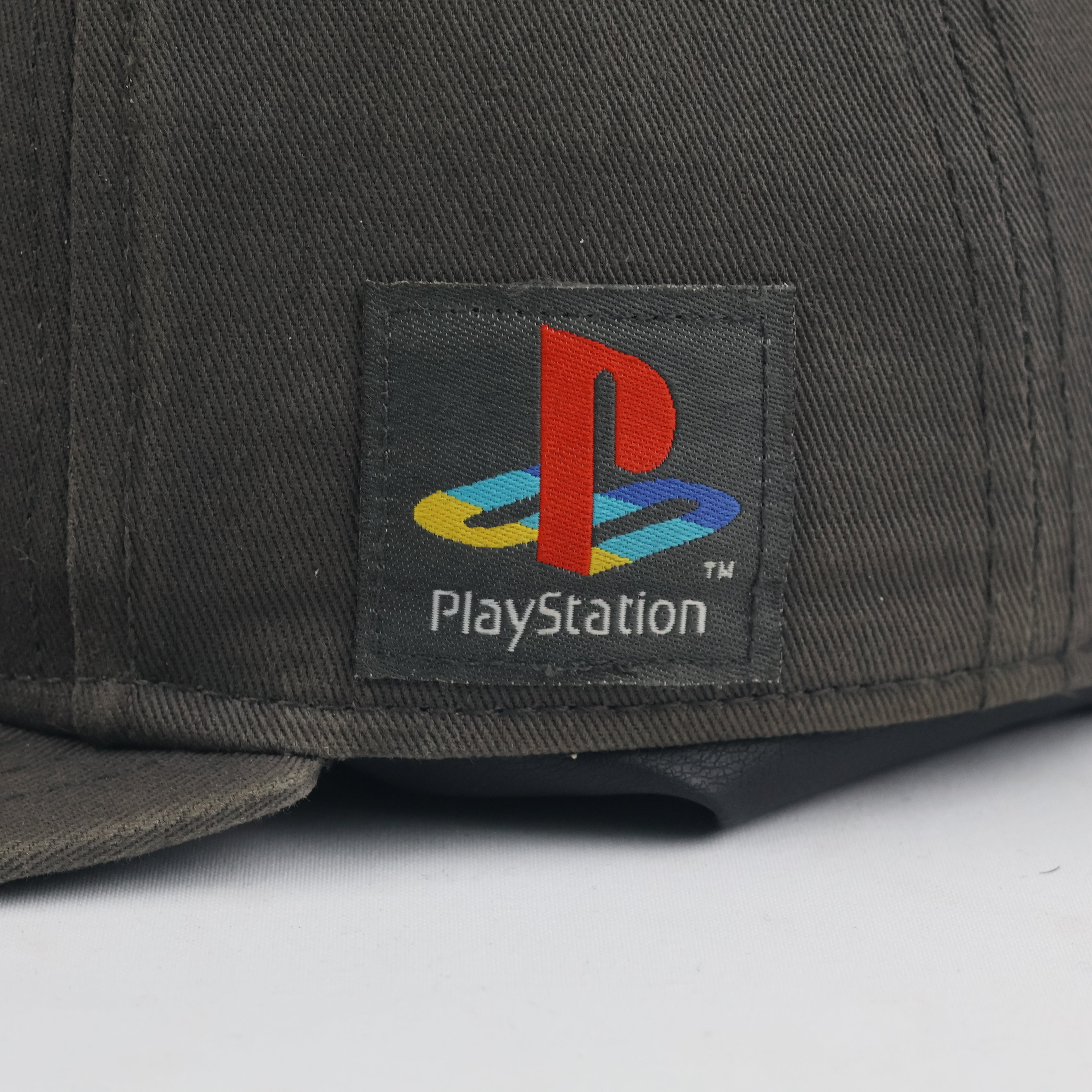 Official PlayStation Since 1994 Snapback - Thrifted Grey Retro Gamer Baseball Hat