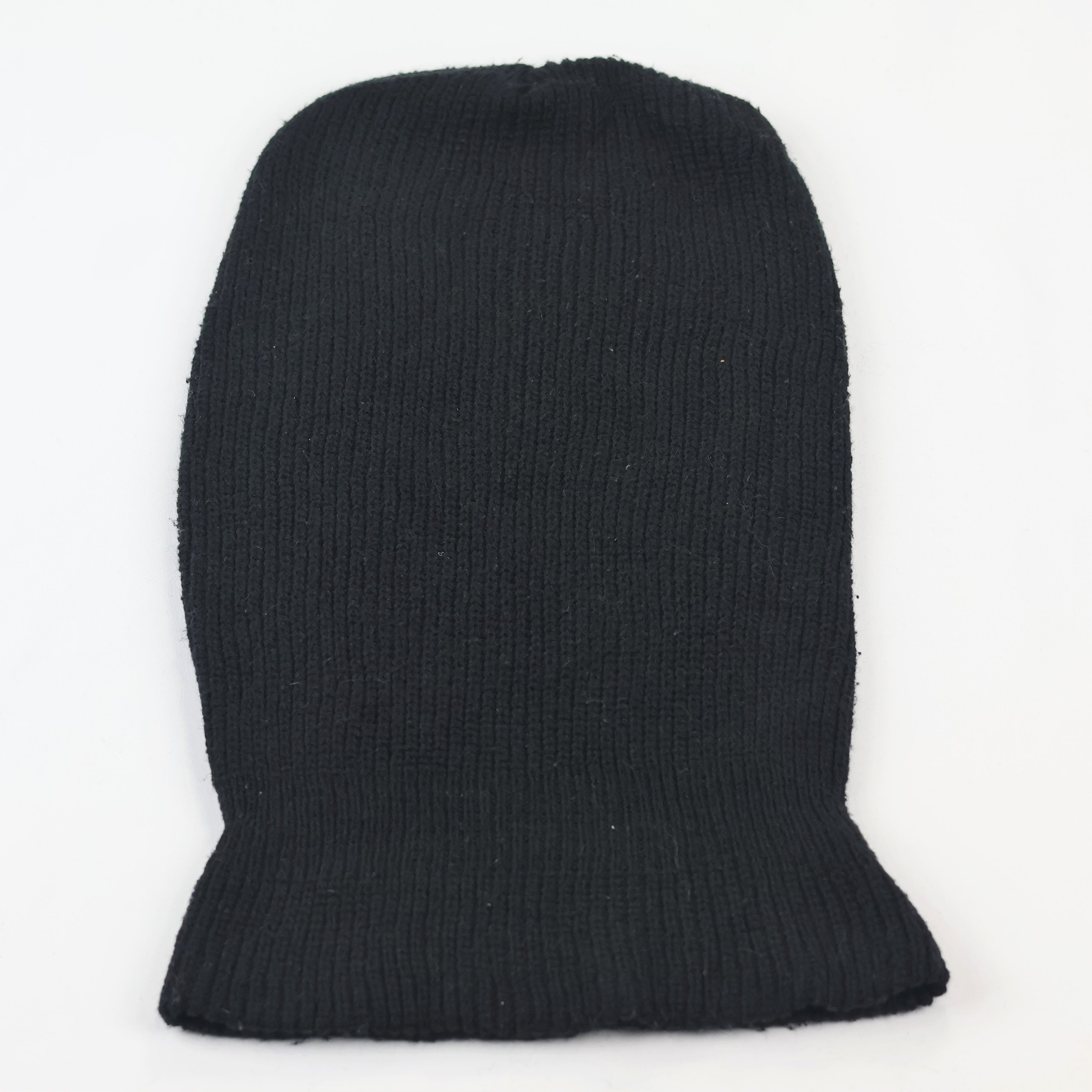 Premium Solid Black Thrifted Beanie