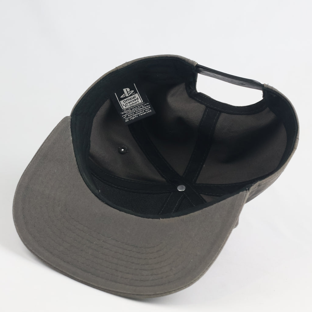 Official PlayStation Since 1994 Snapback - Thrifted Grey Retro Gamer Baseball Hat