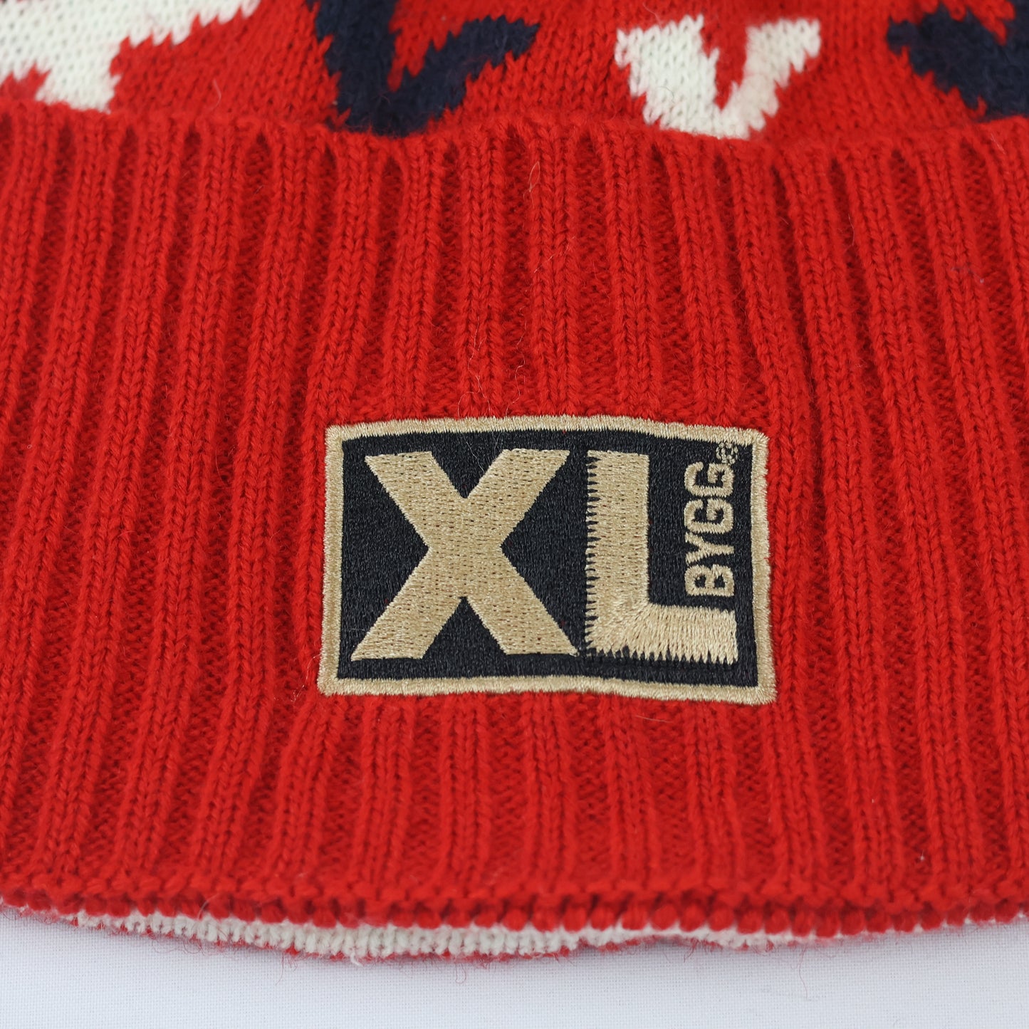 Sinsay Bright Orange Ribbed Thrifted Beanie Hat – XL Urban Knit Cap