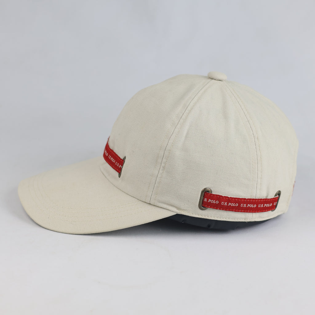 Thrifted U.S. Polo Association Extreme Sport Cream Cap | 10777