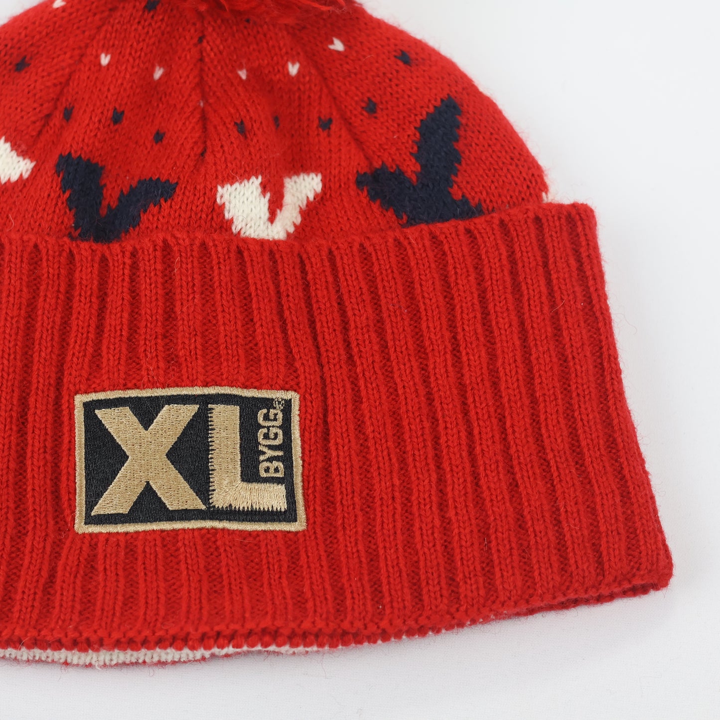 Sinsay Bright Orange Ribbed Thrifted Beanie Hat – XL Urban Knit Cap