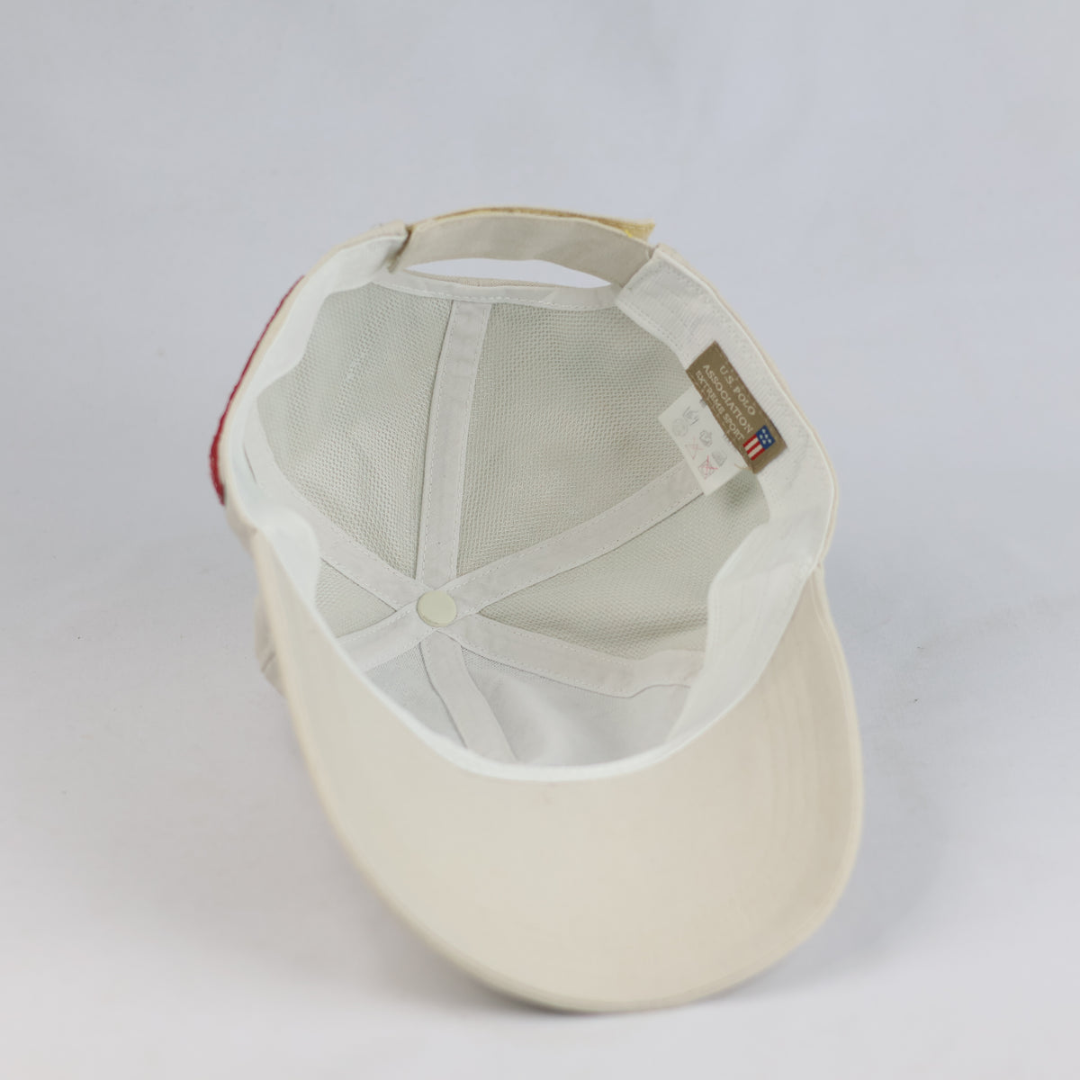 Thrifted U.S. Polo Association Extreme Sport Cream Cap | 10777