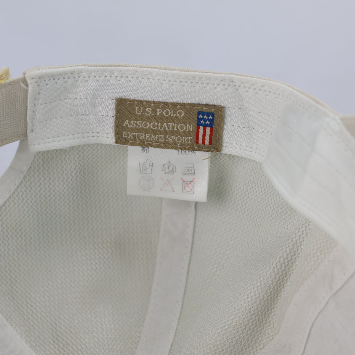Thrifted U.S. Polo Association Extreme Sport Cream Cap | 10777