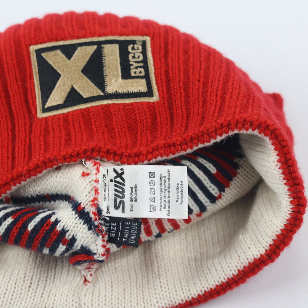 Sinsay Bright Orange Ribbed Thrifted Beanie Hat – XL Urban Knit Cap