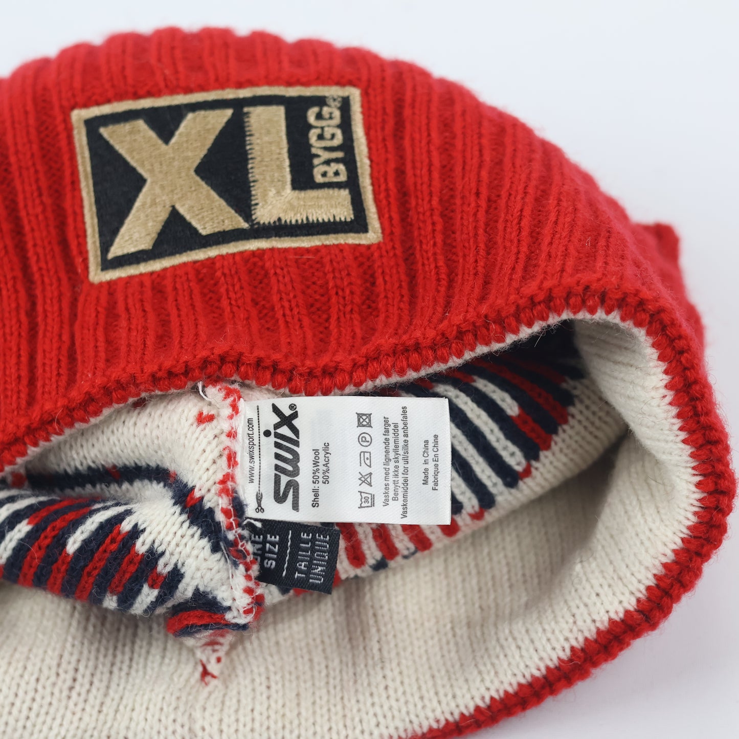 Sinsay Bright Orange Ribbed Thrifted Beanie Hat – XL Urban Knit Cap