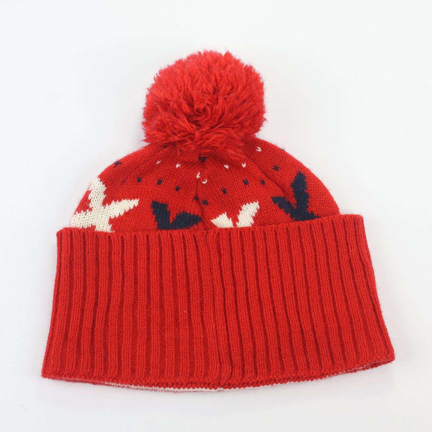 Sinsay Bright Orange Ribbed Thrifted Beanie Hat – XL Urban Knit Cap