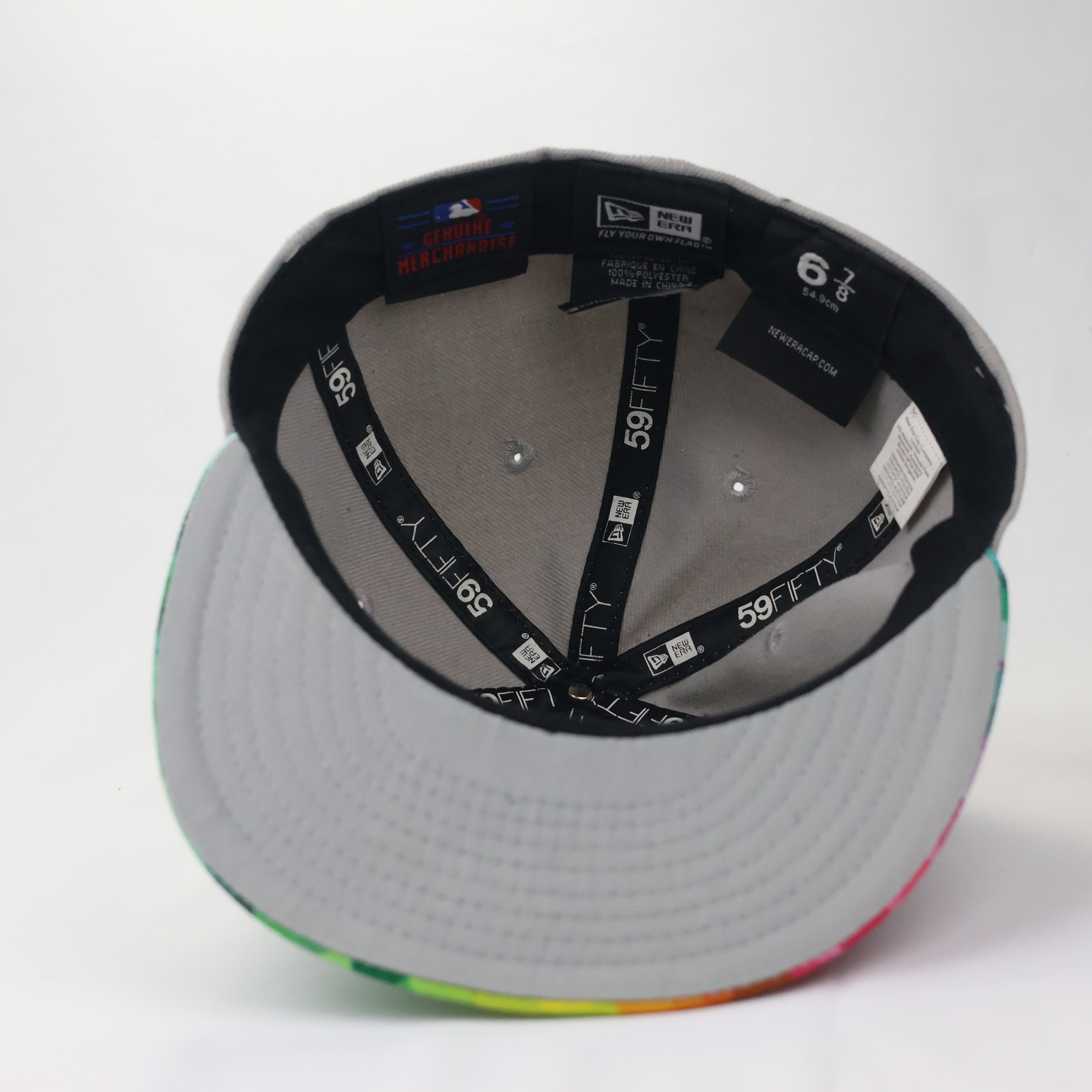 New Era 59FIFTY NY Yankees Spectrum Visor Fitted Thrifted Cap – Grey